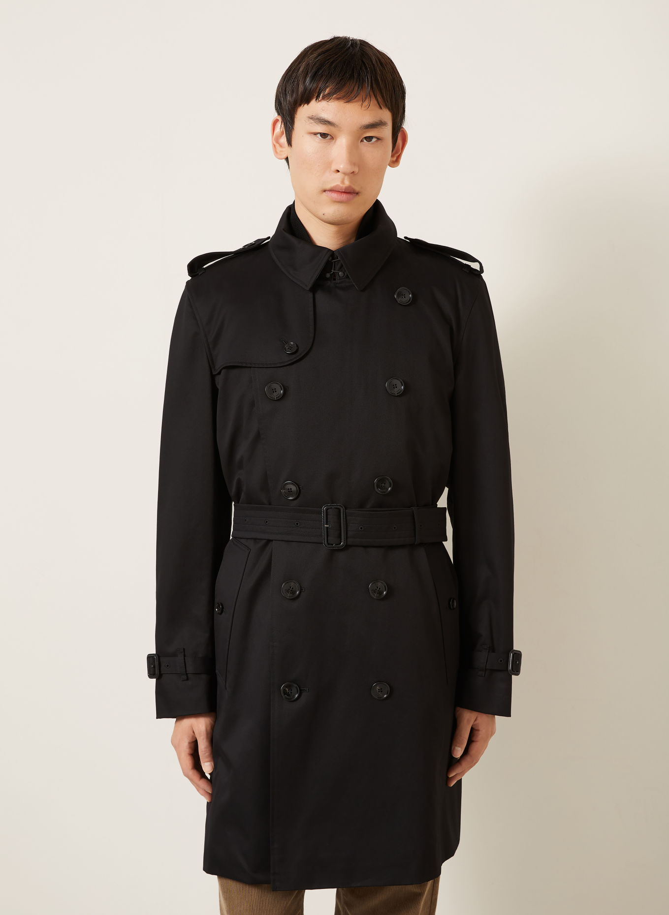 BURBERRY 2-in-1-Trenchcoat KENSINGTON: SCHWARZ