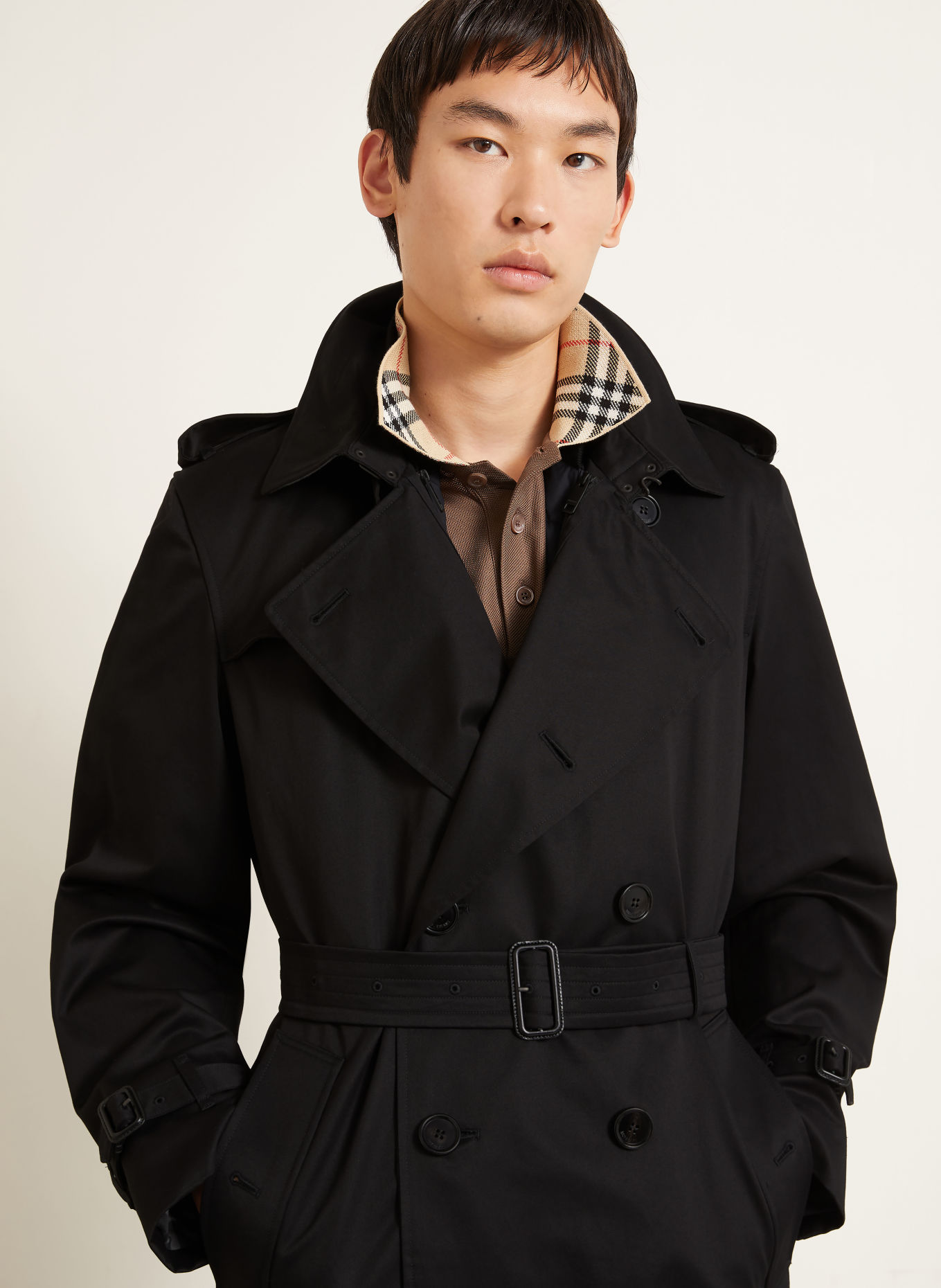 BURBERRY 2-in-1-Trenchcoat KENSINGTON: SCHWARZ