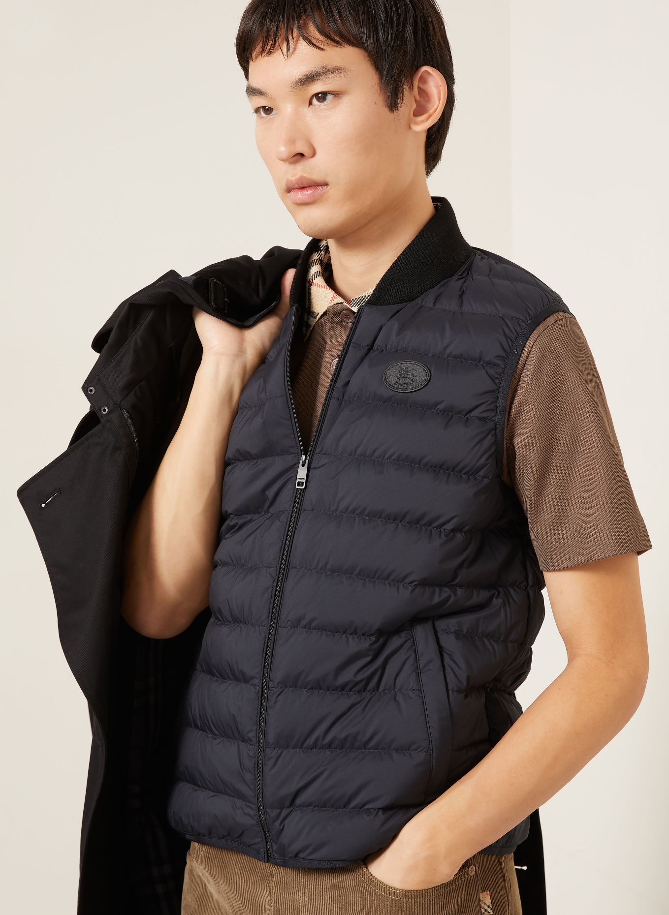 BURBERRY 2-in-1-Trenchcoat KENSINGTON: SCHWARZ