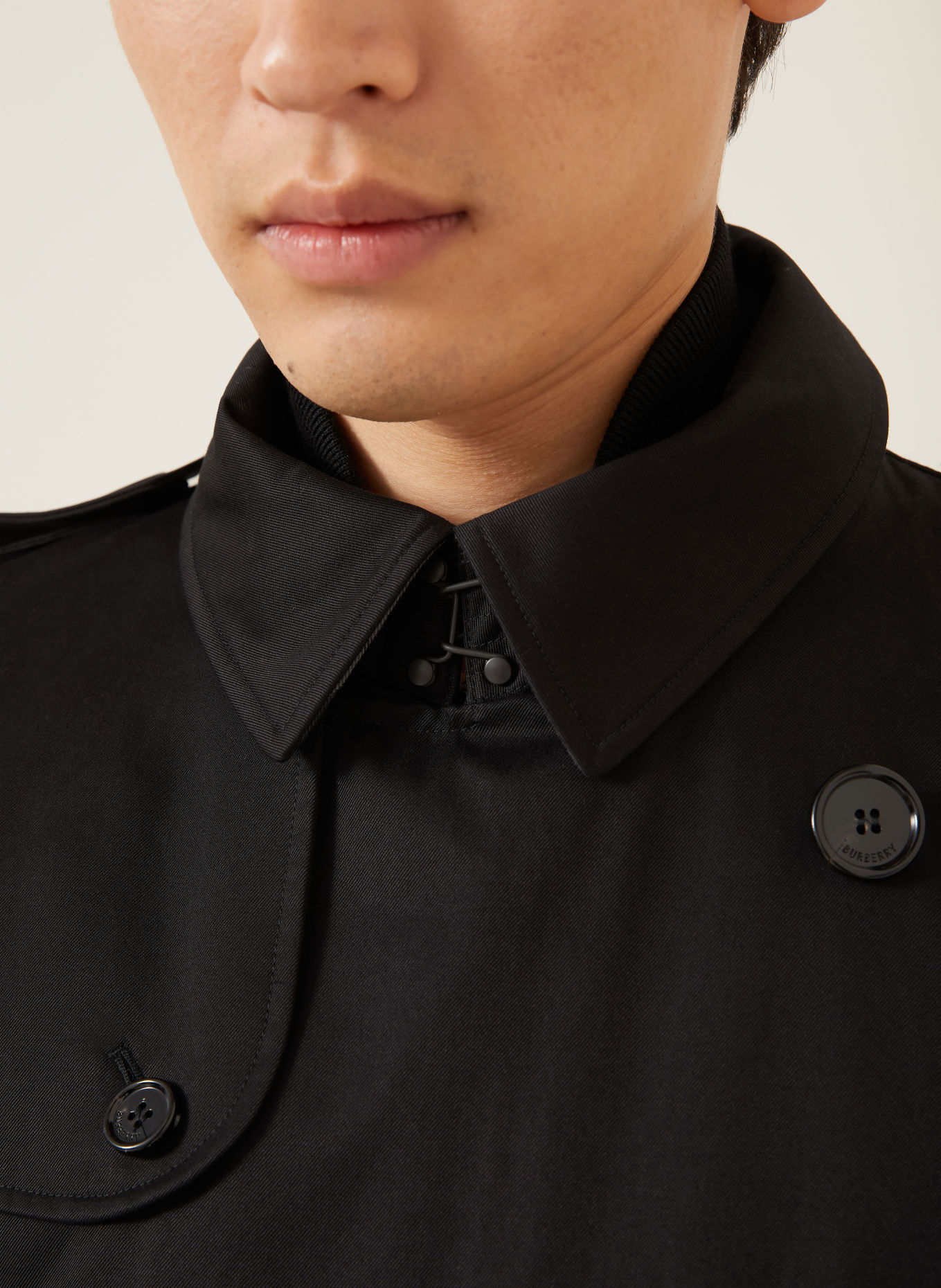 BURBERRY 2-in-1-Trenchcoat KENSINGTON: SCHWARZ