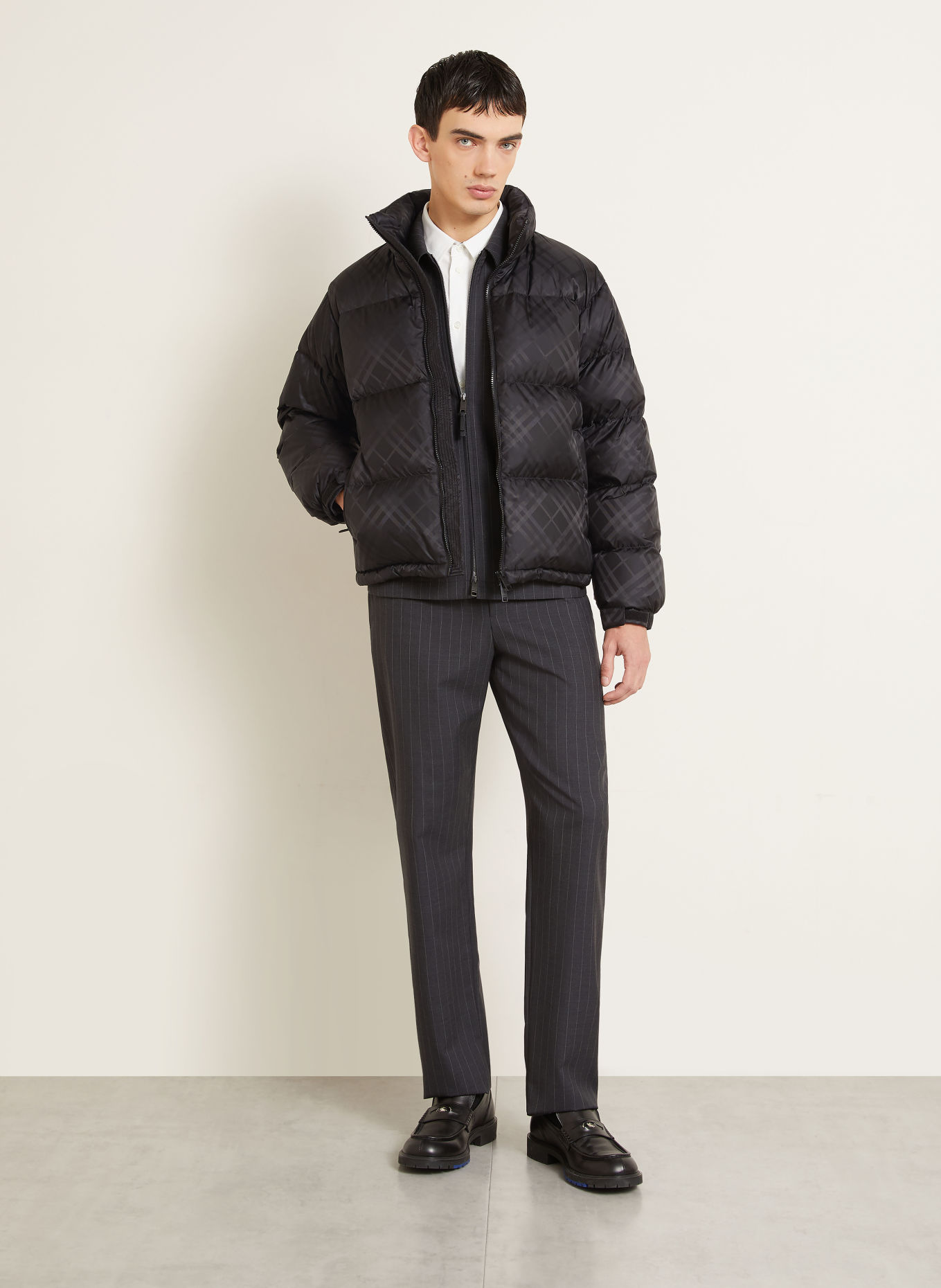 BURBERRY Kurtka puchowa HIGHLANDS: CZARNY