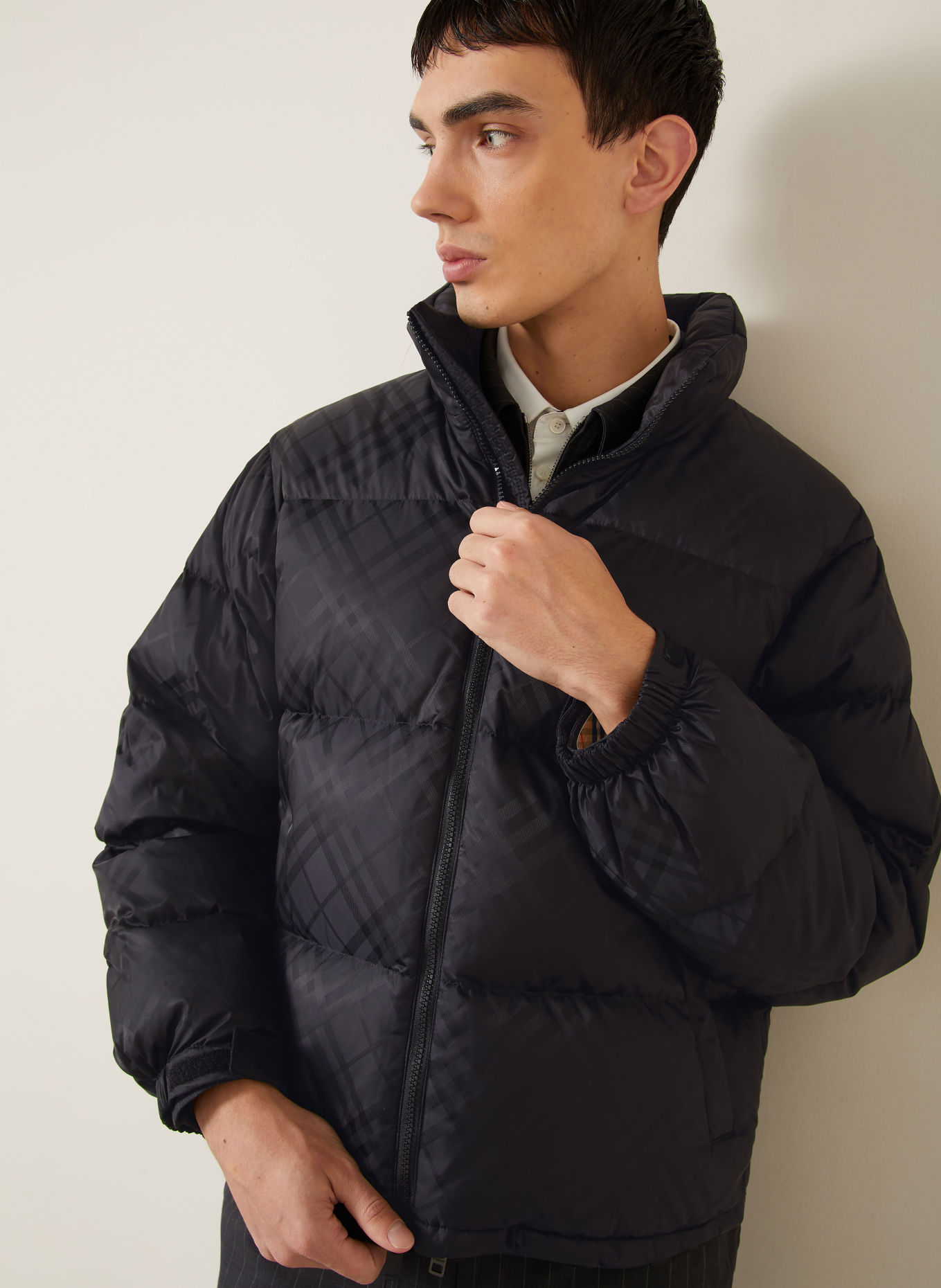 BURBERRY Kurtka puchowa HIGHLANDS: CZARNY