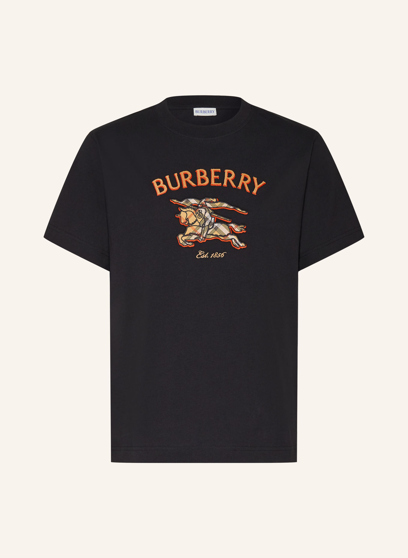 BURBERRY Tričko RYAN: ČERNÁ