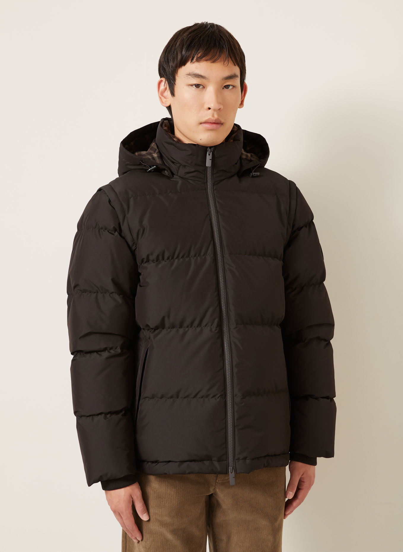 BURBERRY Daunenjacke BIDEFORD mit abnehmbarer Kapuze: SCHWARZ