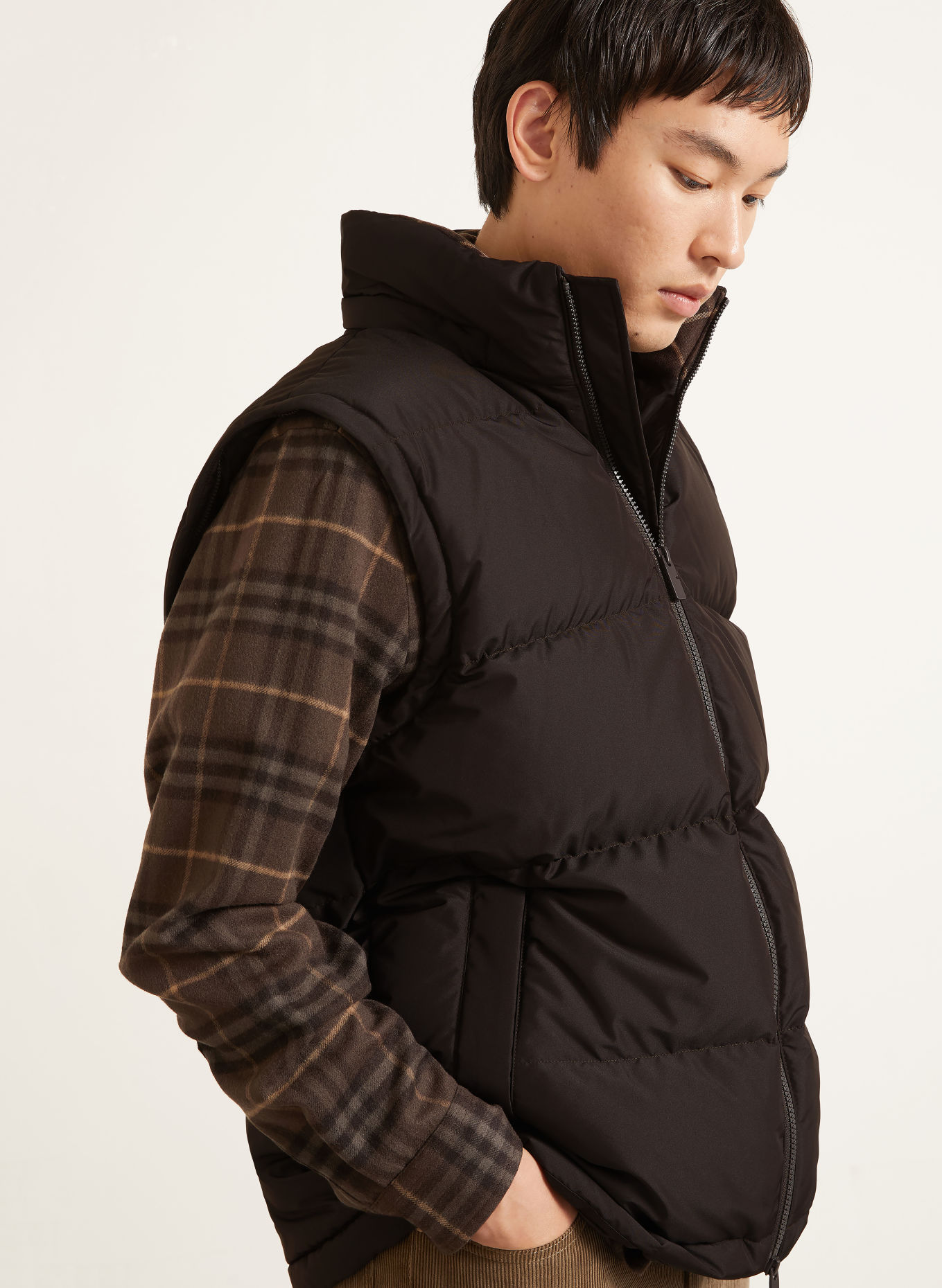 BURBERRY Daunenjacke BIDEFORD mit abnehmbarer Kapuze: SCHWARZ