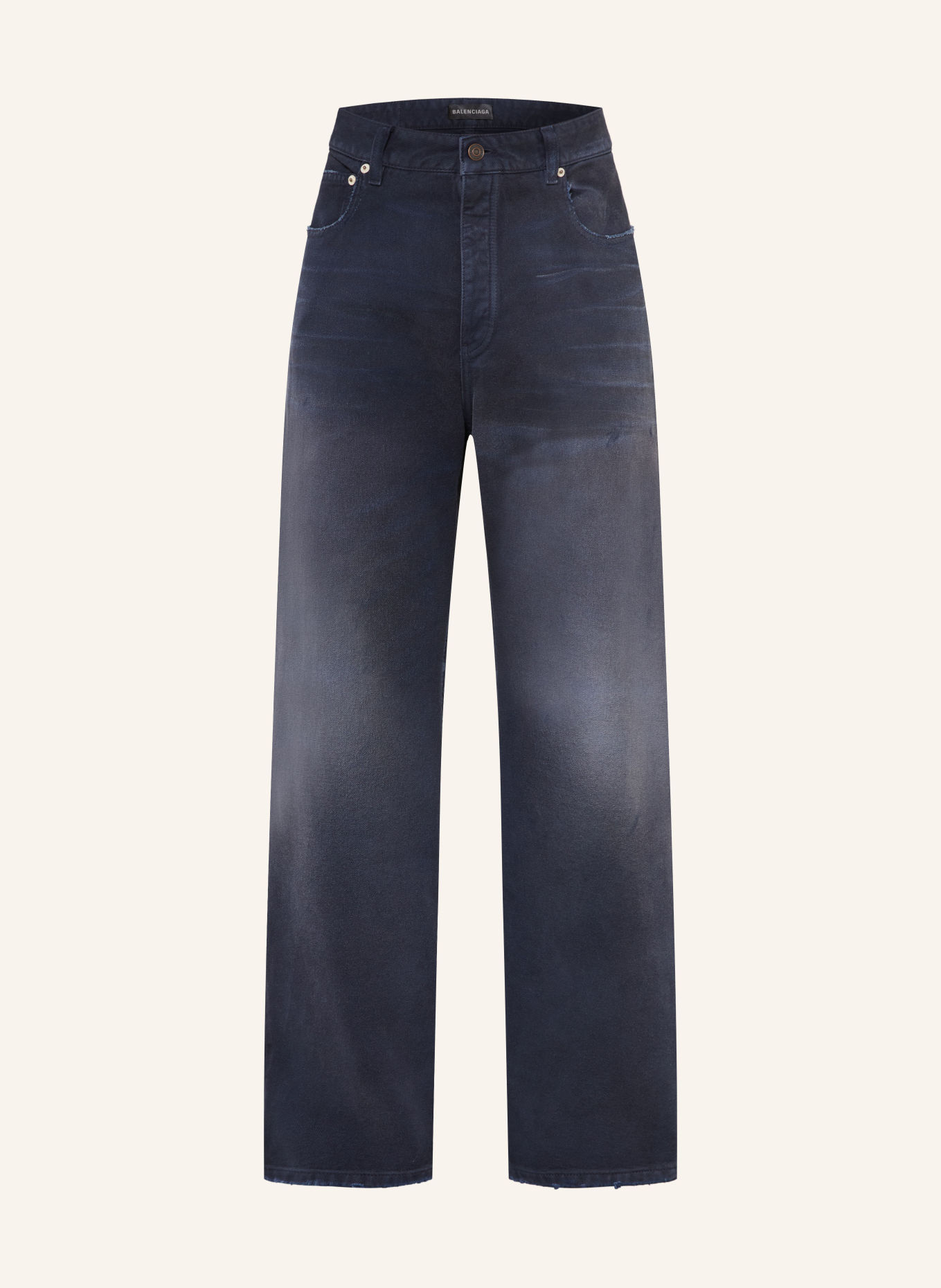 BALENCIAGA Jeans Regular Fit: 8074 NAVY/DIRTY DARK BLUE