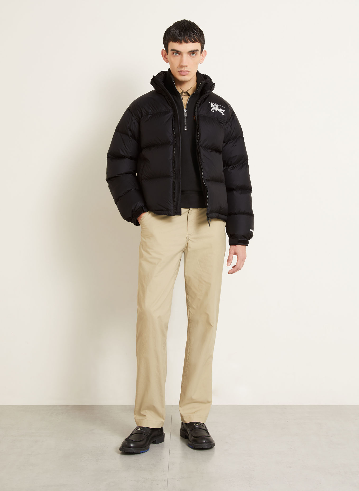 BURBERRY Daunenjacke HIGHLANDS: SCHWARZ