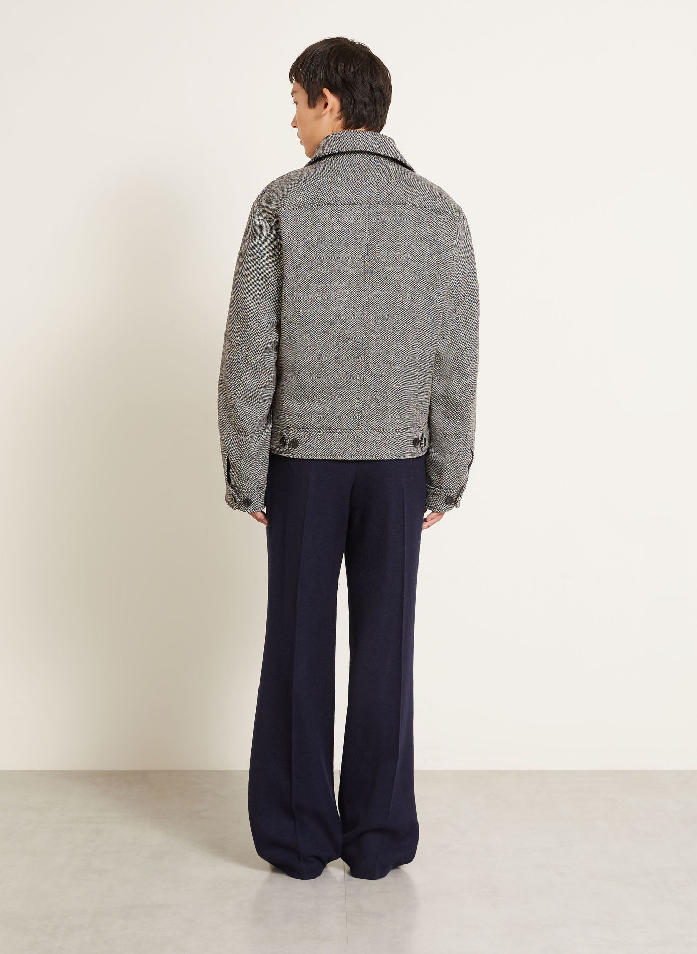 DRIES VAN NOTEN Chino PANROM Regular Fit: DONKERBLAUW