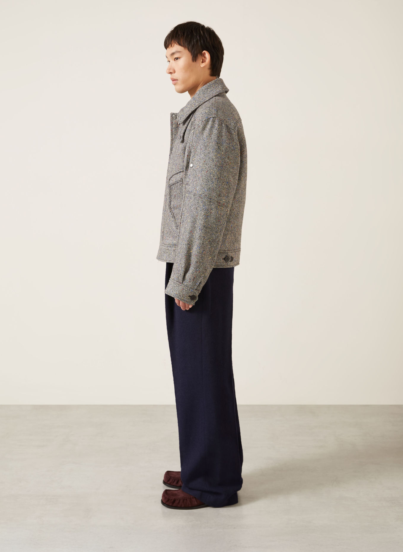 DRIES VAN NOTEN Chino PANROM Regular Fit: DONKERBLAUW