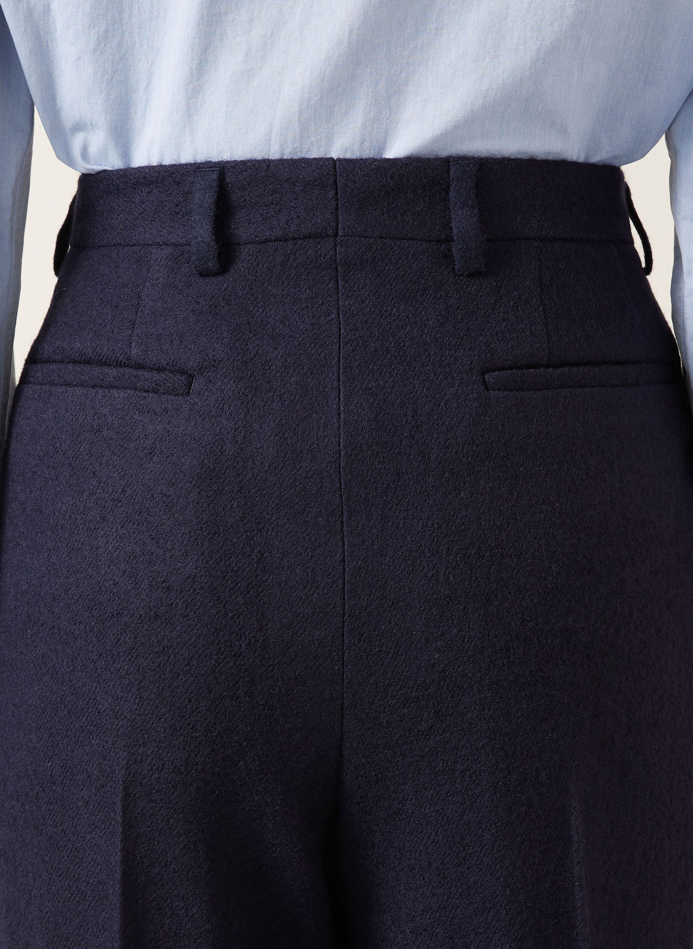 DRIES VAN NOTEN Chino PANROM Regular Fit: DONKERBLAUW
