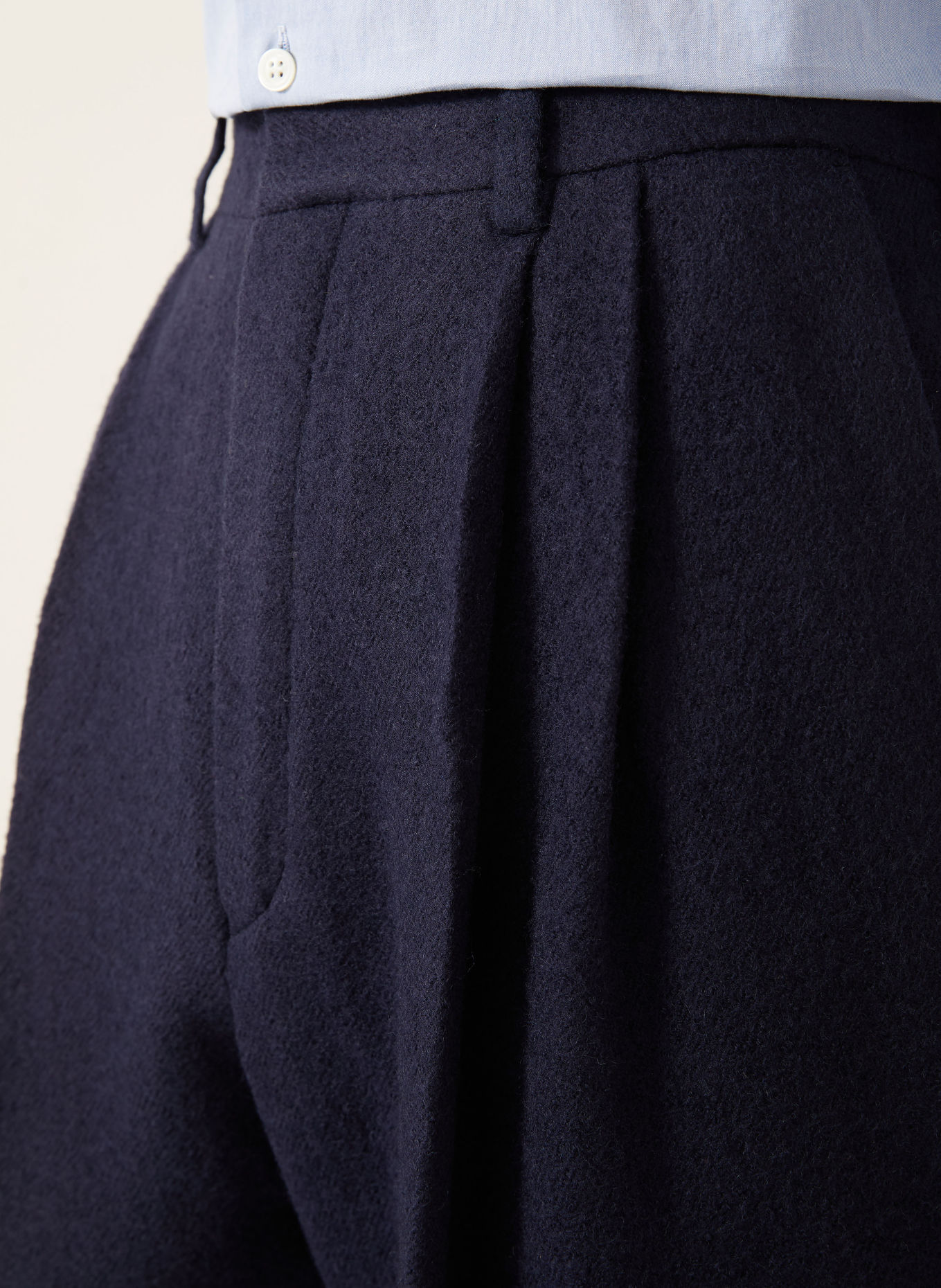 DRIES VAN NOTEN Chino PANROM Regular Fit: DONKERBLAUW
