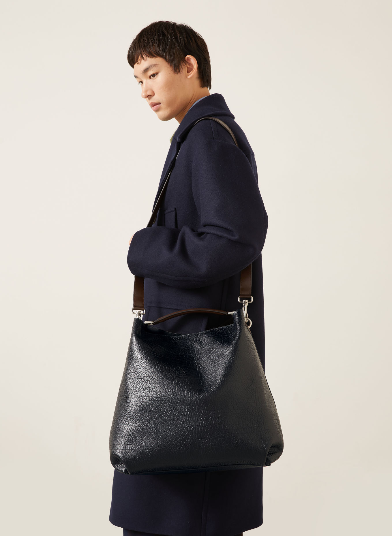 DRIES VAN NOTEN Shoppers: ZWART / ZILVER / MARRON FONCÉ