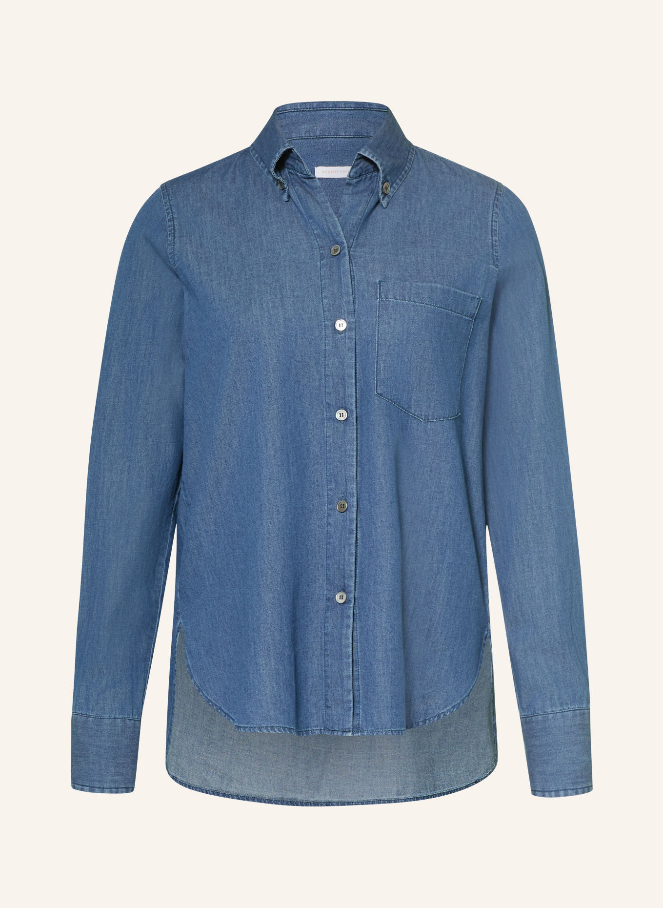 ROBERT FRIEDMAN Chemise en jean: BLEU FONCÉ