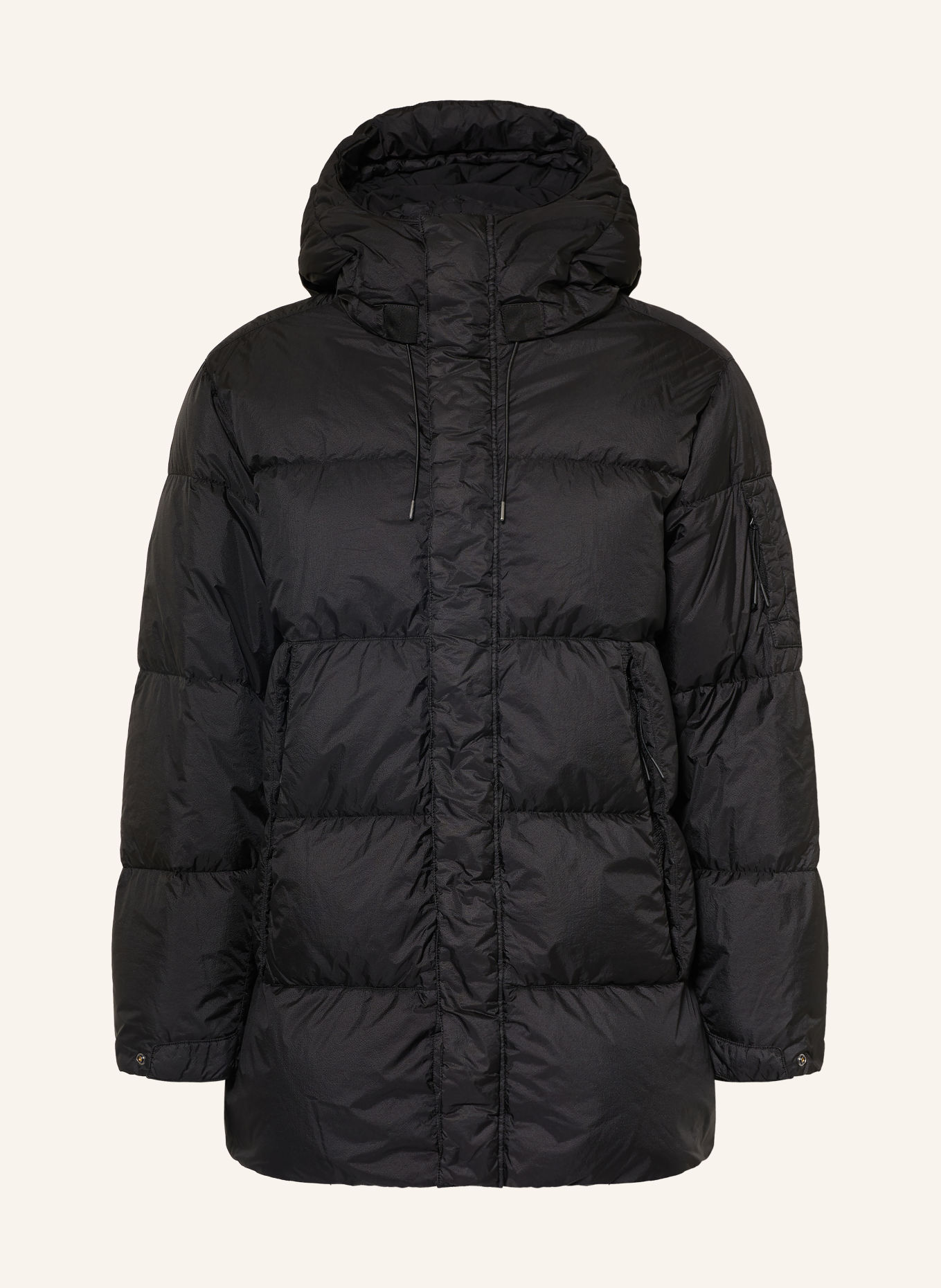 C.P. COMPANY Daunenjacke: SCHWARZ