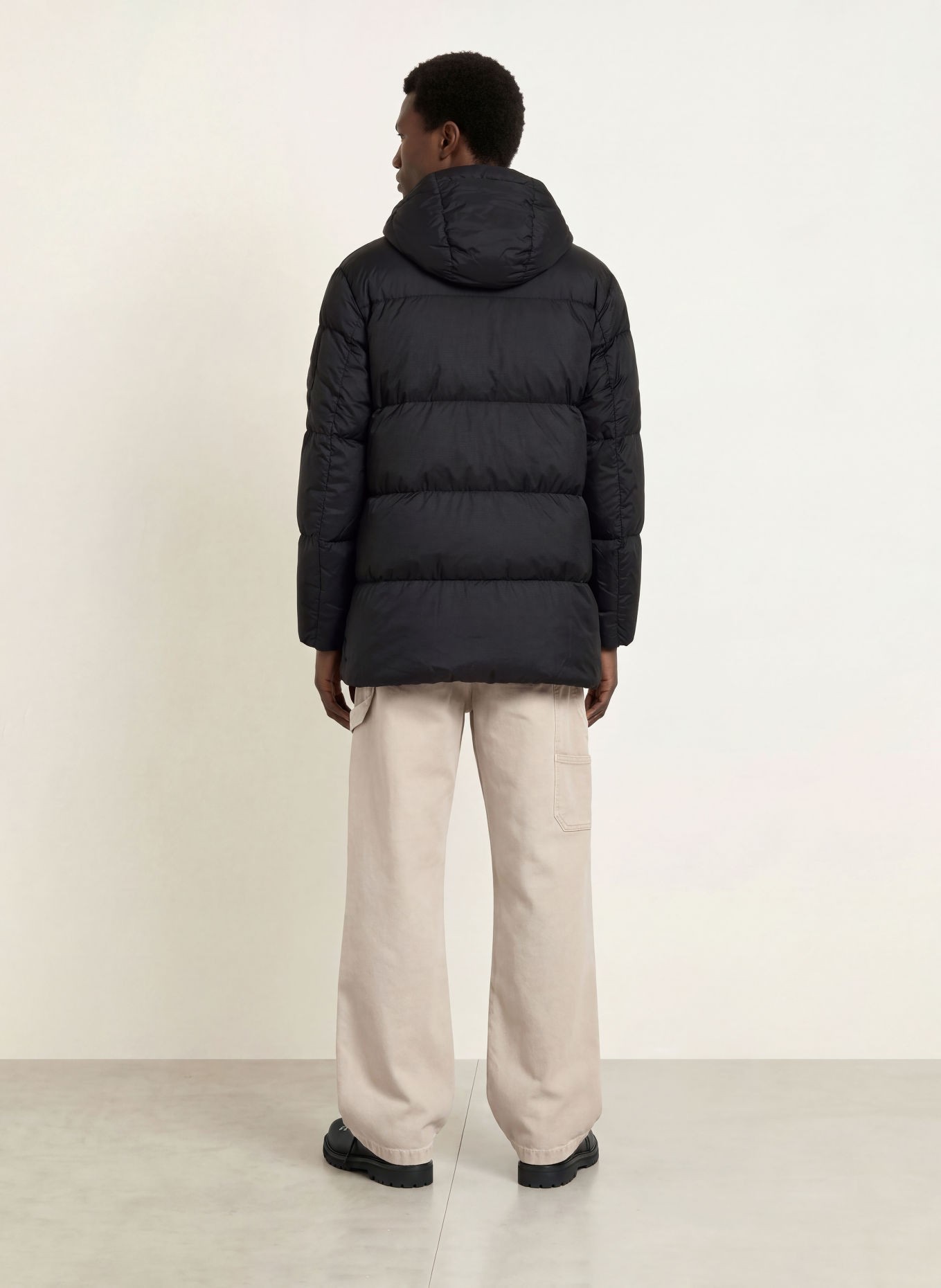 C.P. COMPANY Daunenjacke: SCHWARZ