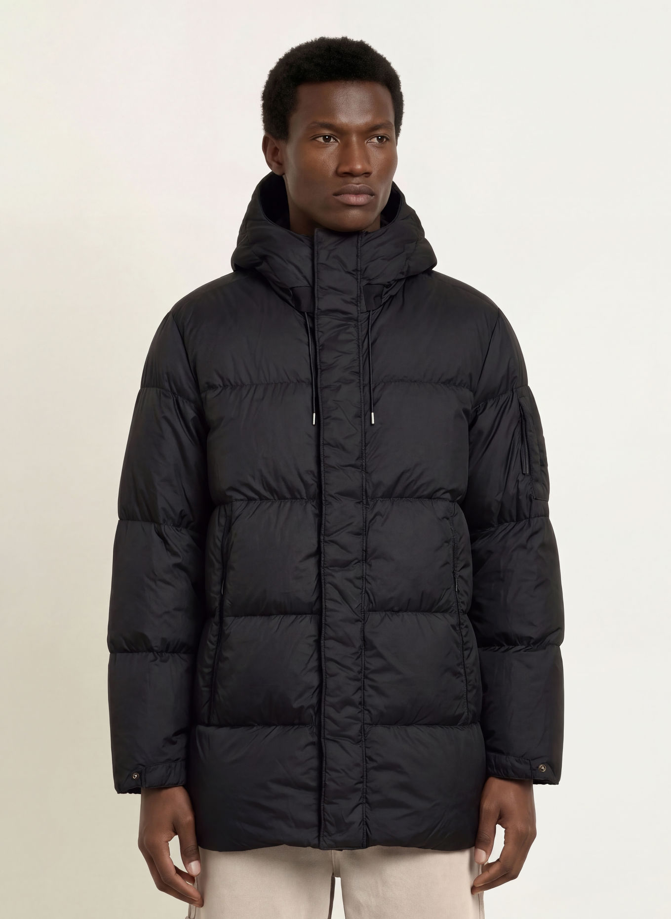 C.P. COMPANY Daunenjacke: SCHWARZ