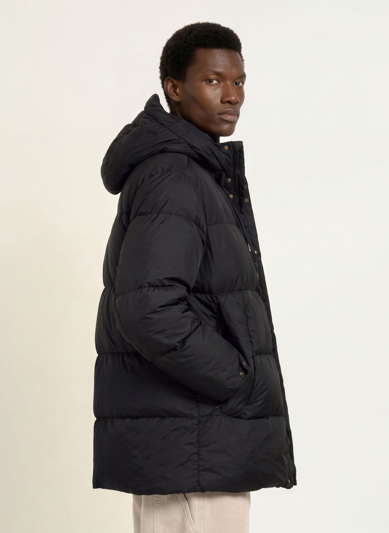 C.P. COMPANY Daunenjacke: SCHWARZ