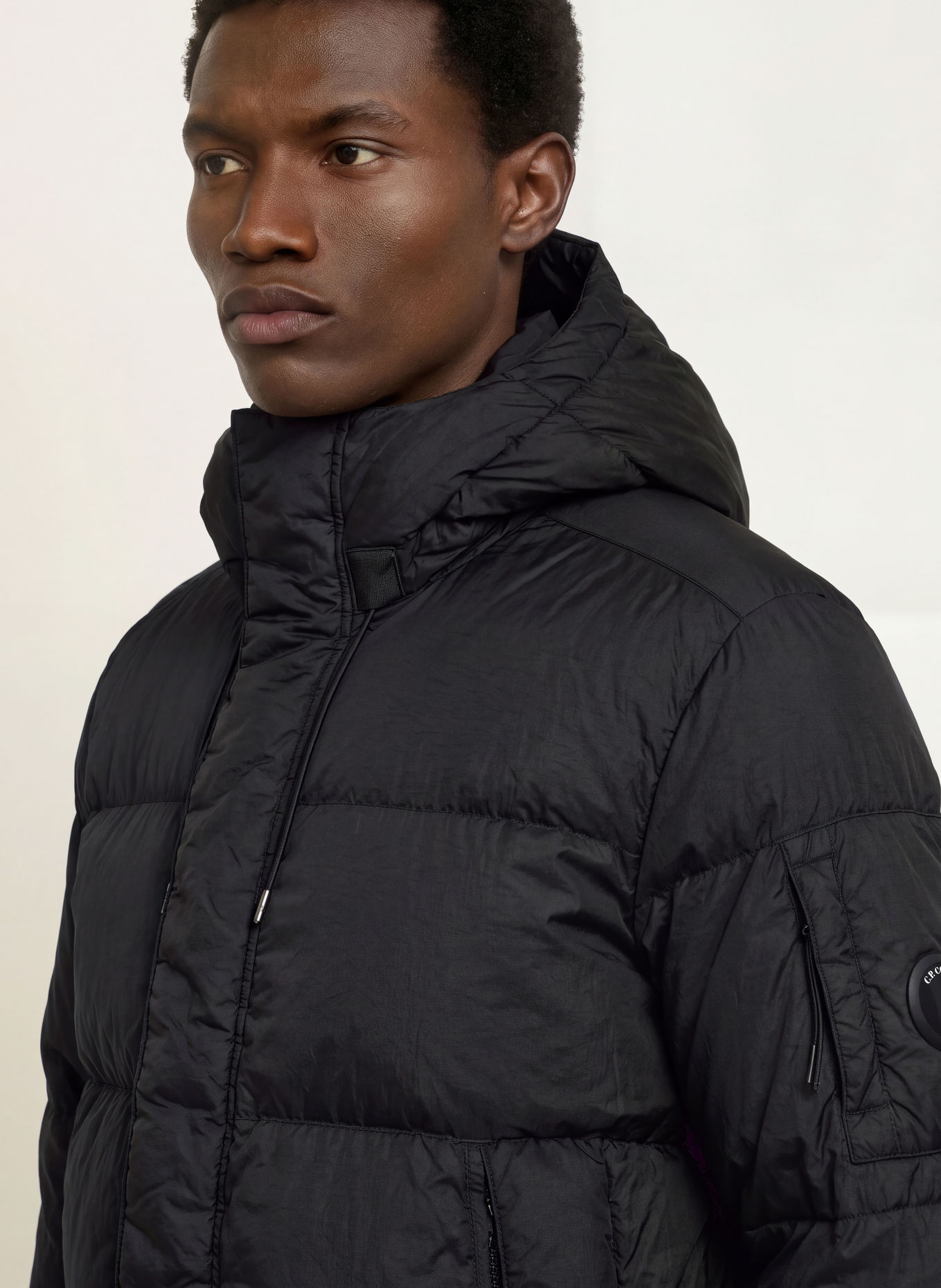 C.P. COMPANY Daunenjacke: SCHWARZ