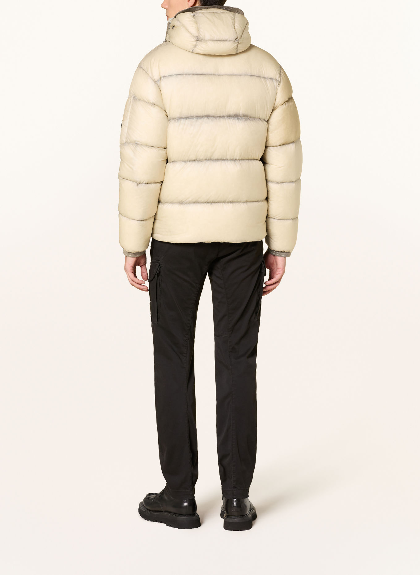 C.P. COMPANY Down jacket: LIGHT YELLOW