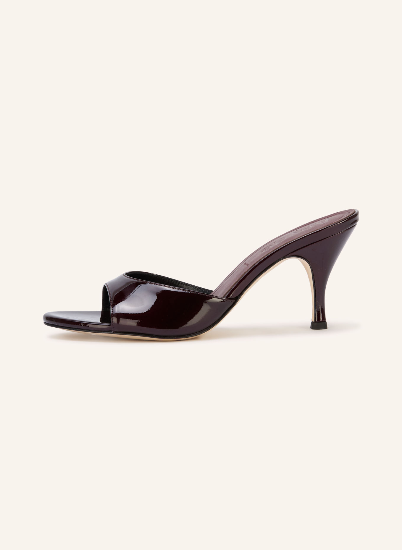 Aeyde Lack-Mules SAMIA: SCHWARZ