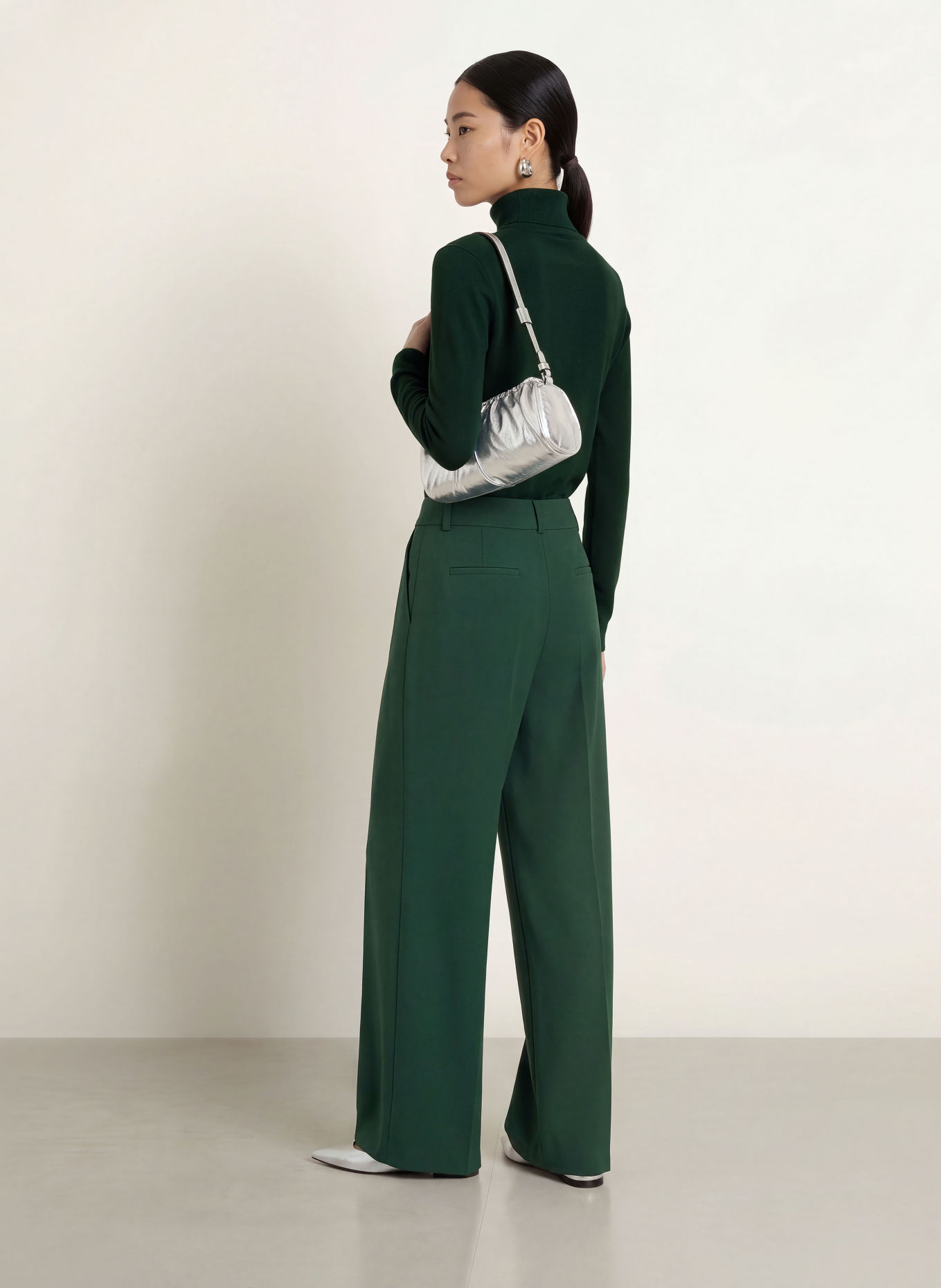MORE & MORE Turtleneck sweater: DARK GREEN