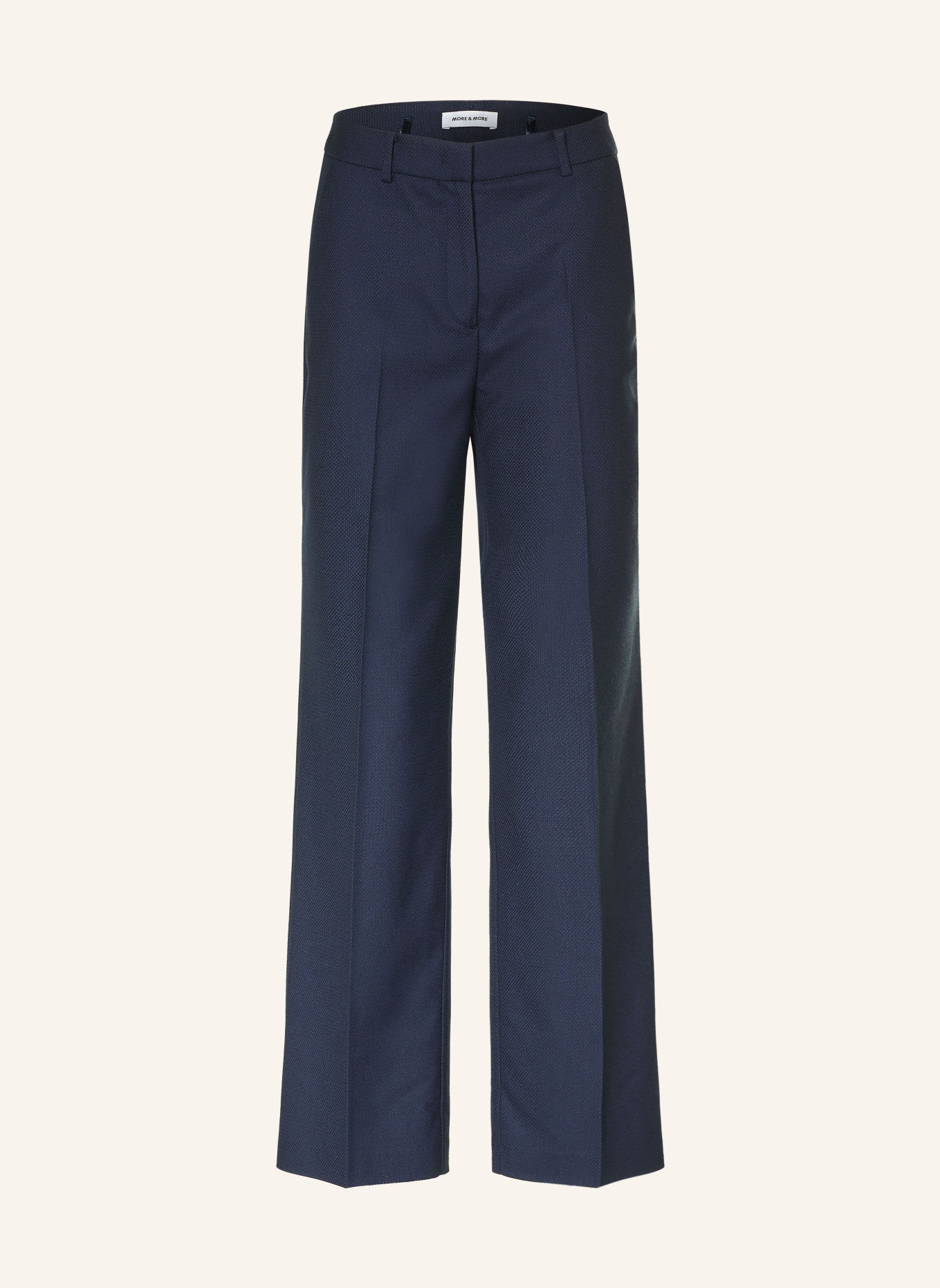 MORE & MORE Marlenehose: DUNKELBLAU