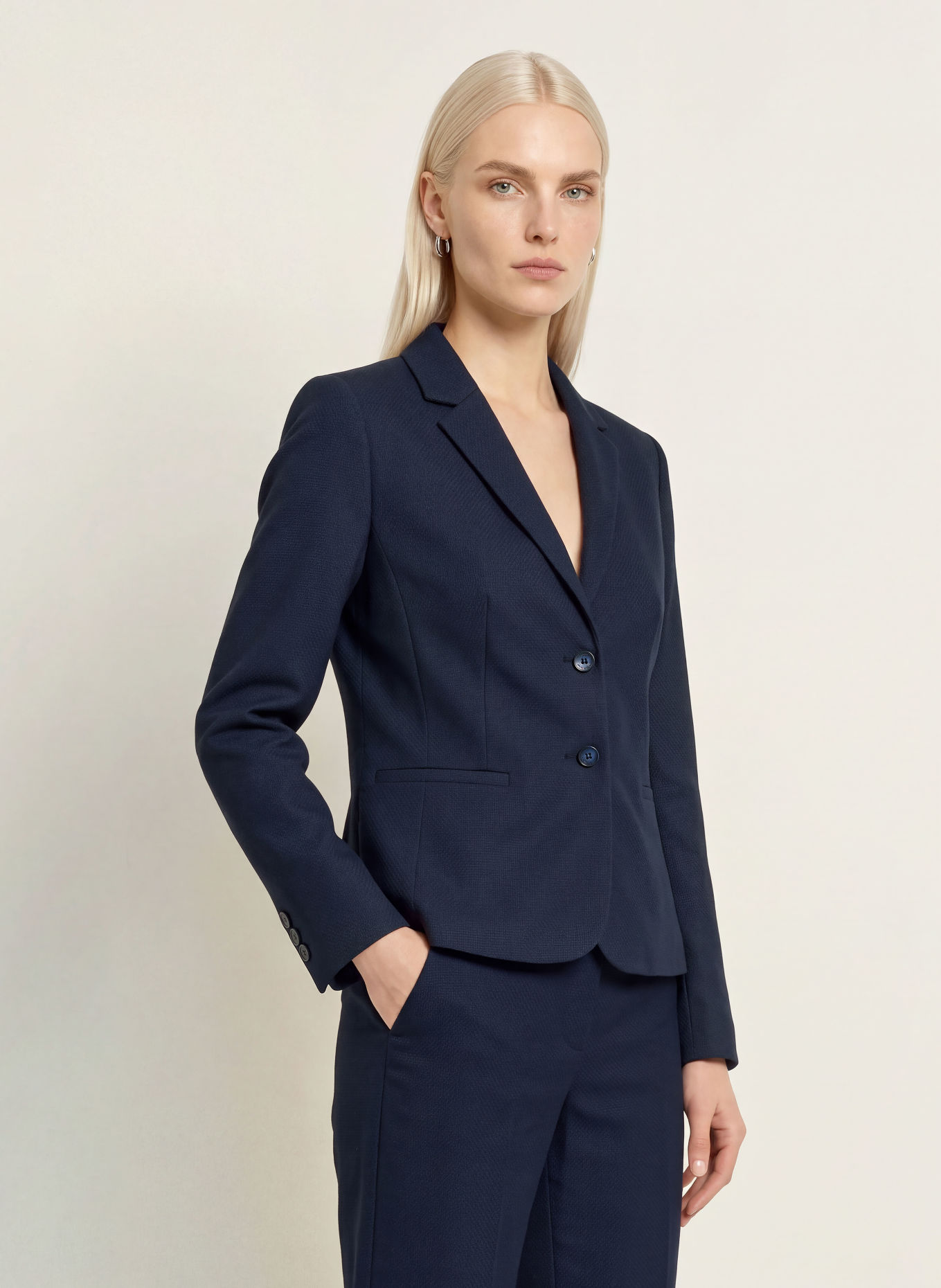 MORE & MORE Blazer: DUNKELBLAU