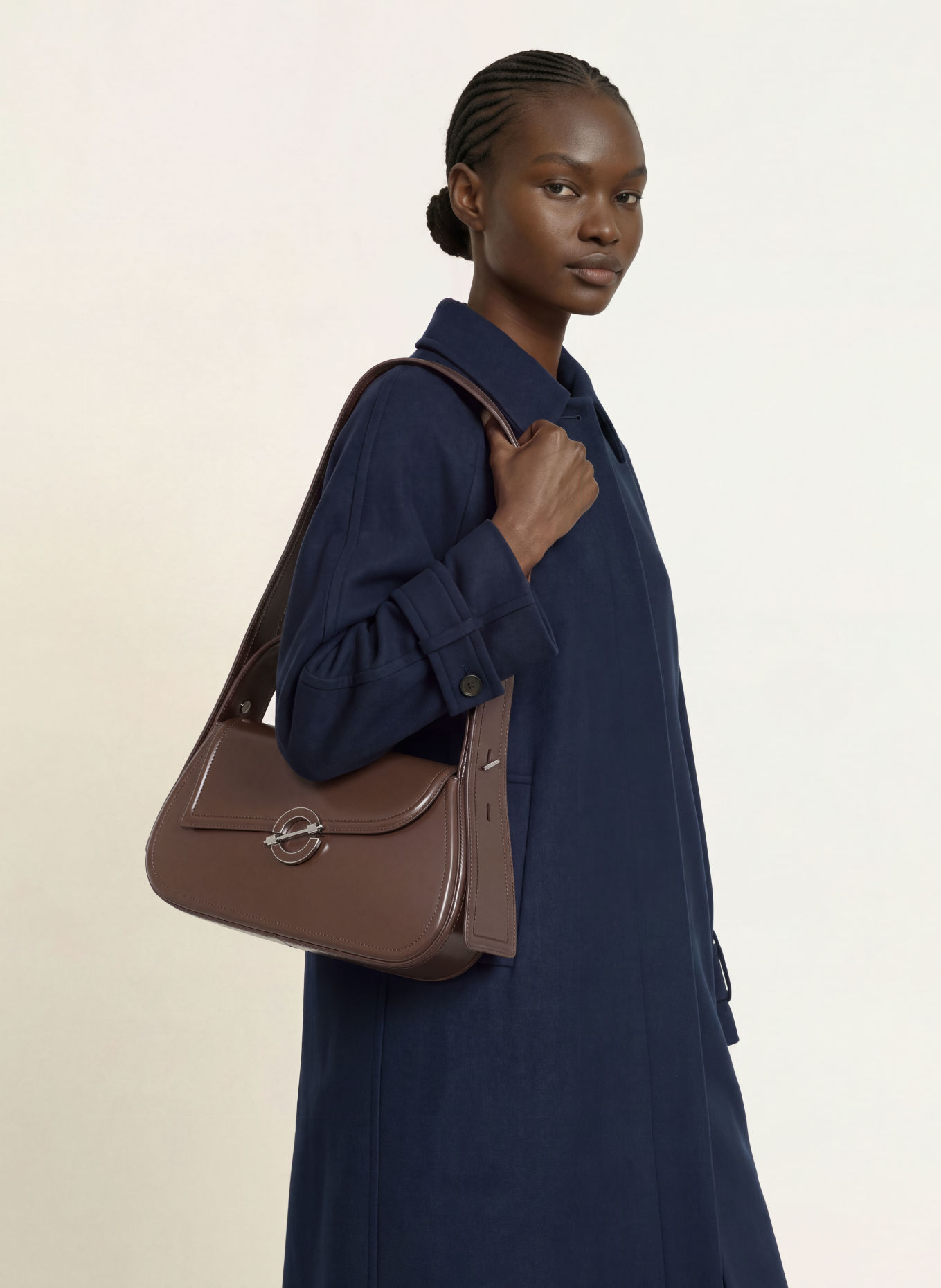 SAMSØE SAMSØE SAHERO Handbag: BROWN / SILVER