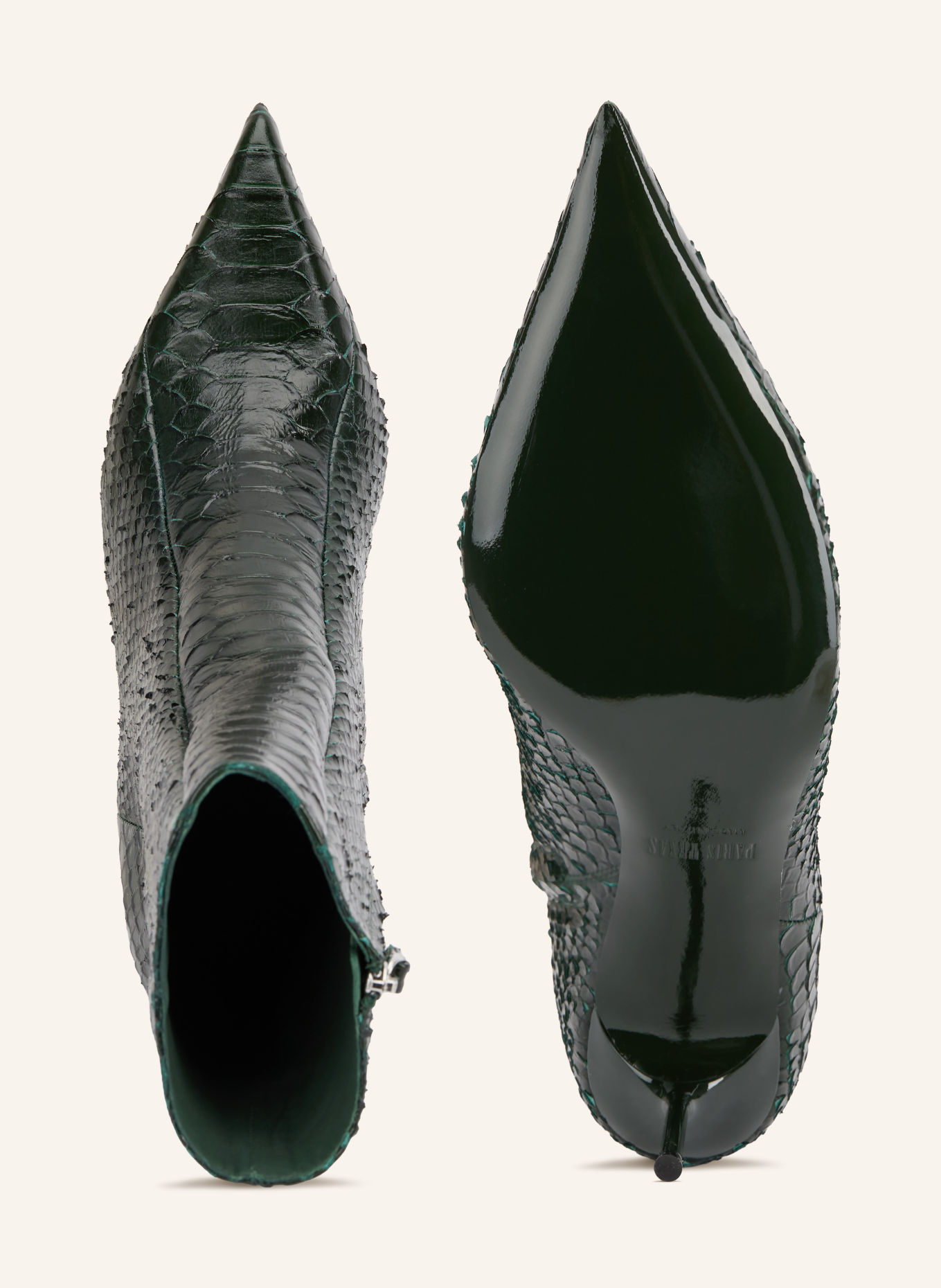 PARIS TEXAS LIDIA Ankle boots: DARK GREEN