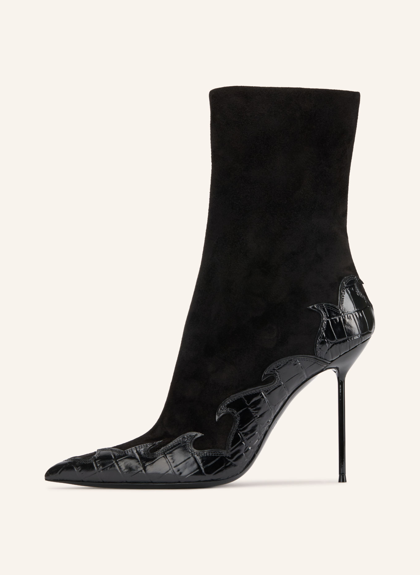 PARIS TEXAS LIDIA QUEEN OF HEARTS Ankle boots: BLACK