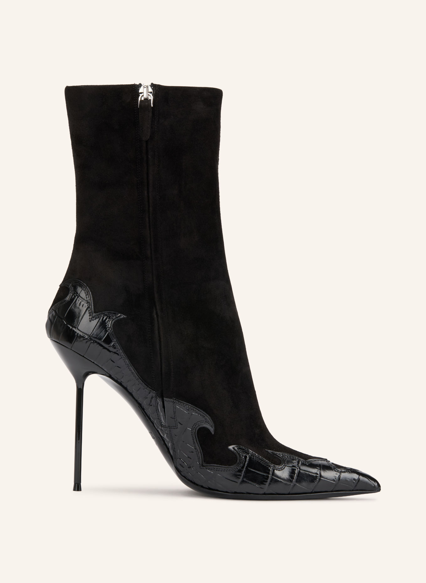 PARIS TEXAS LIDIA QUEEN OF HEARTS Ankle boots: BLACK