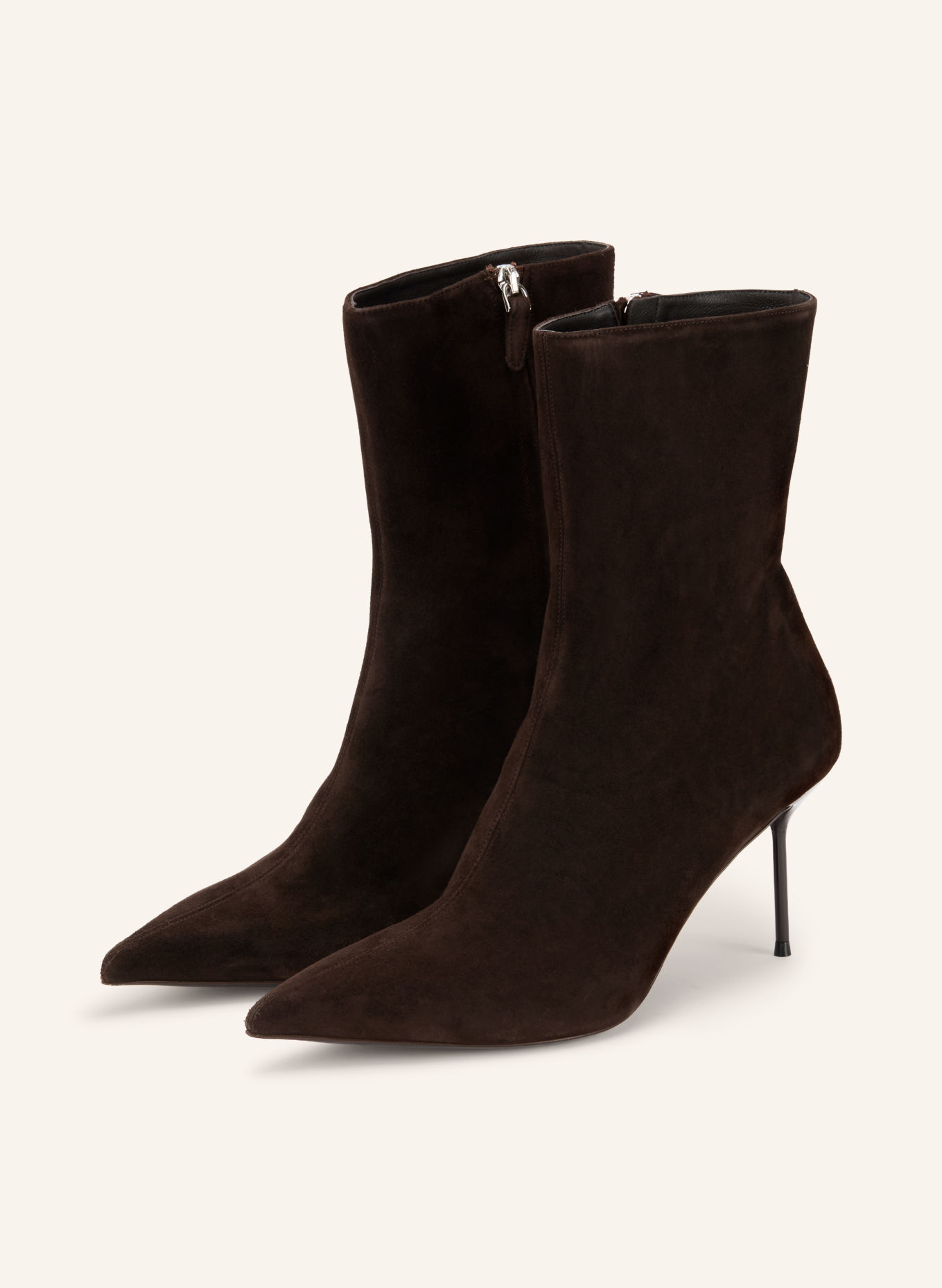 PARIS TEXAS LIDIA Ankle boots: DARK BROWN