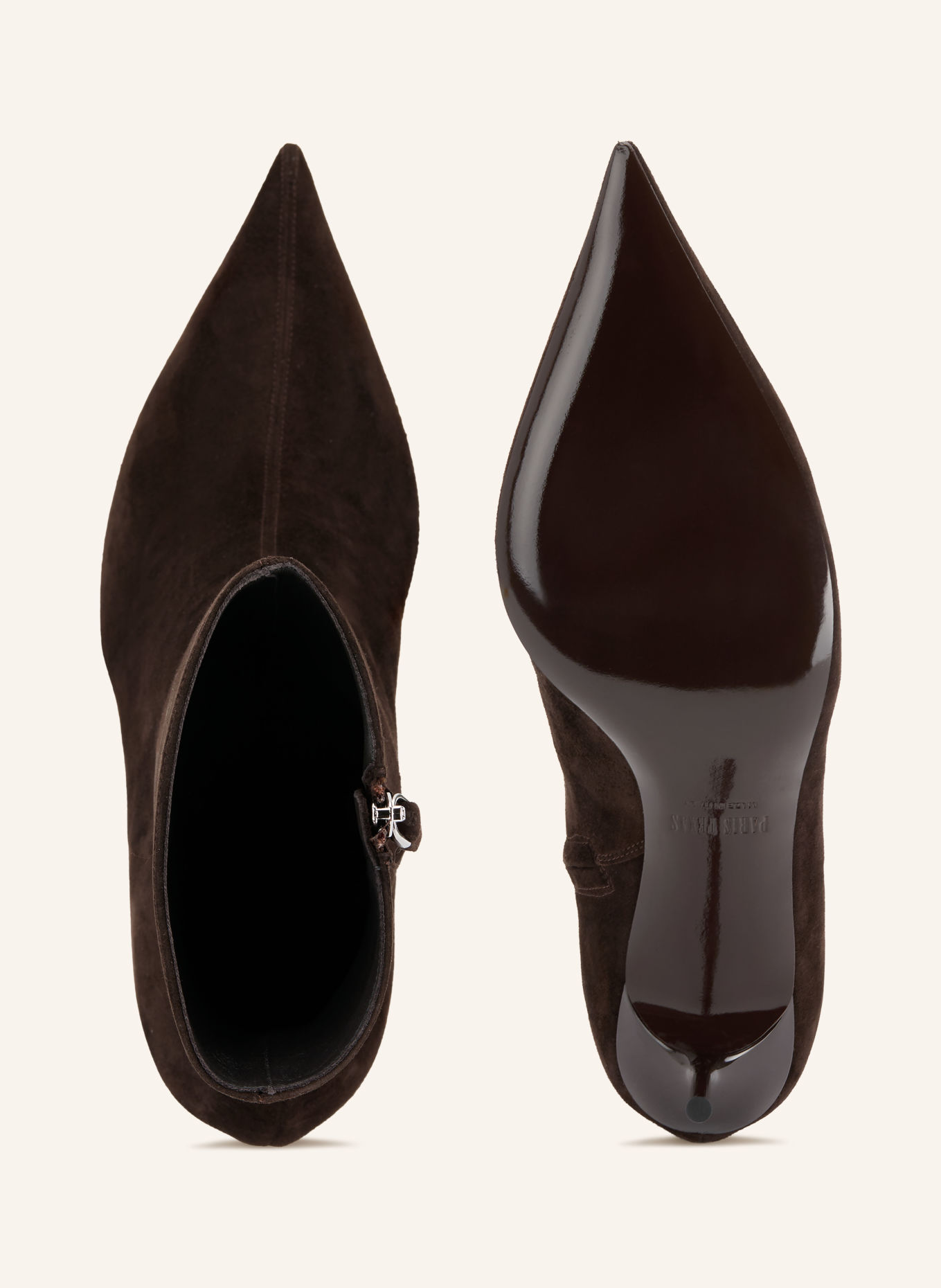 PARIS TEXAS LIDIA Ankle boots: DARK BROWN