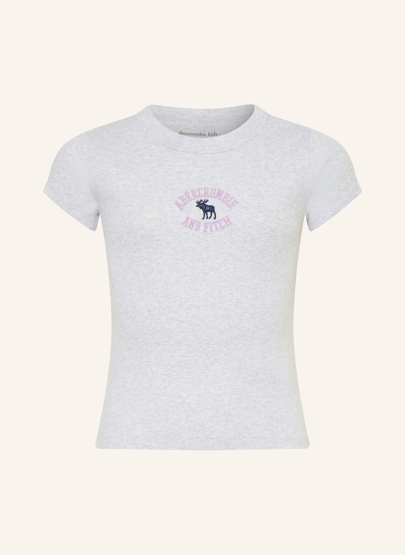 Abercrombie & Fitch T-shirt: LICHTGRIJS