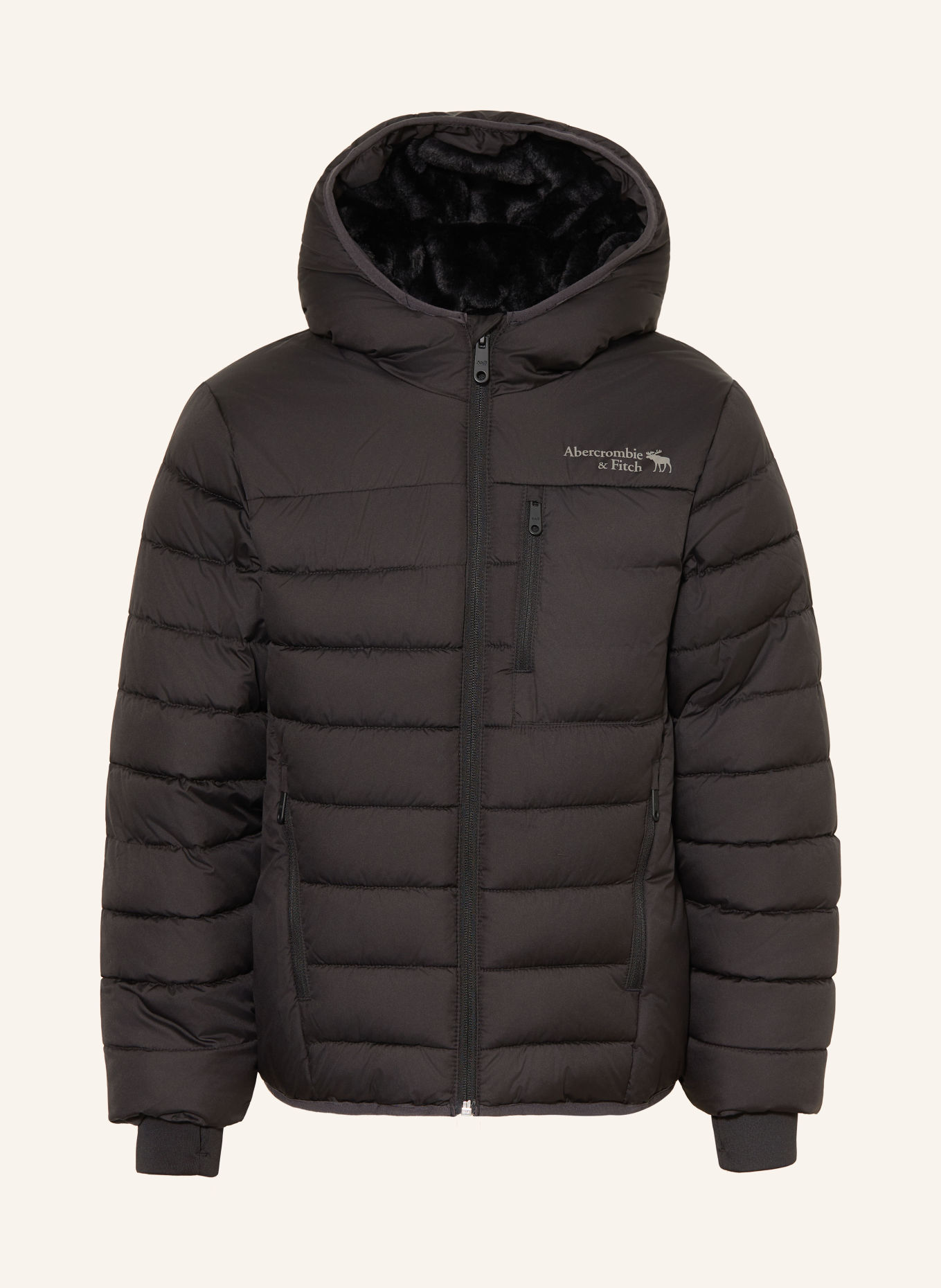 Abercrombie & Fitch Veste matelassée: NOIR