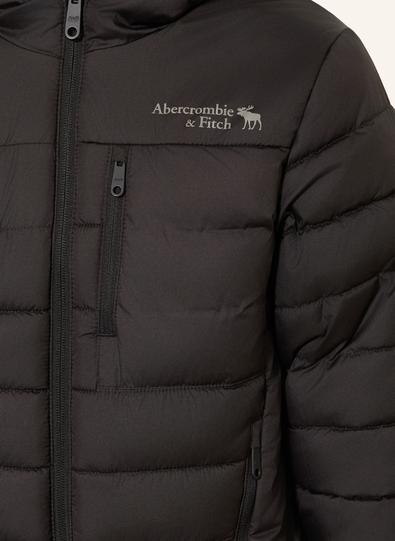 Abercrombie & Fitch Veste matelassée: NOIR