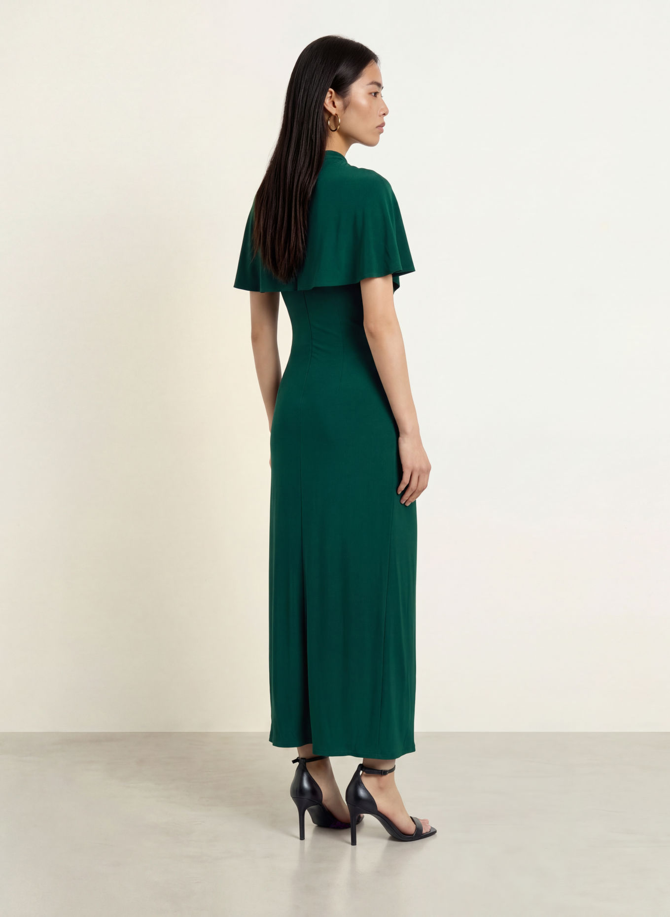 ADRIANNA PAPELL Evening dress with cutouts: GREEN