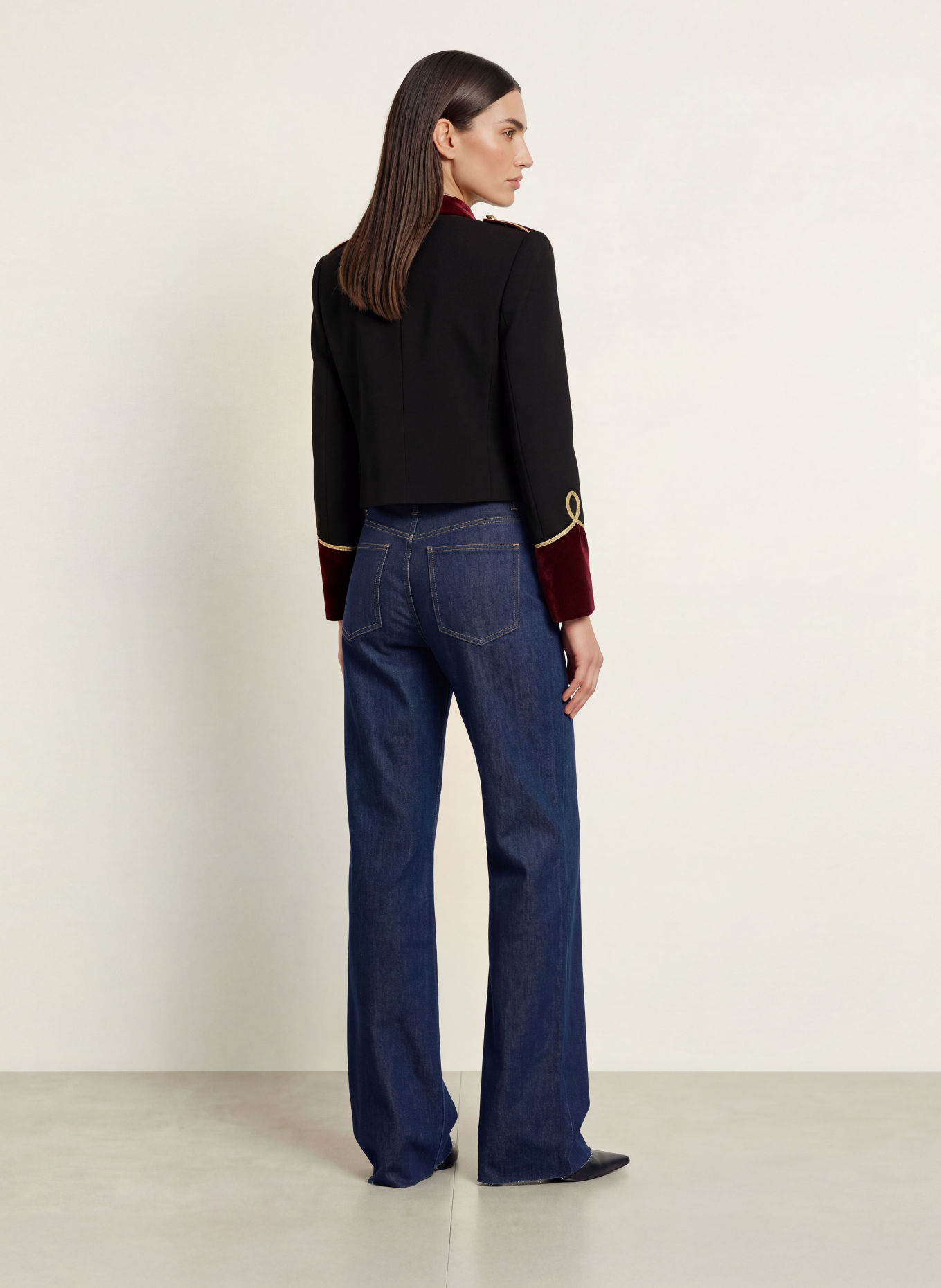 RETROFÊTE DINUBA Blazer: BLACK / GOLD / DARK RED