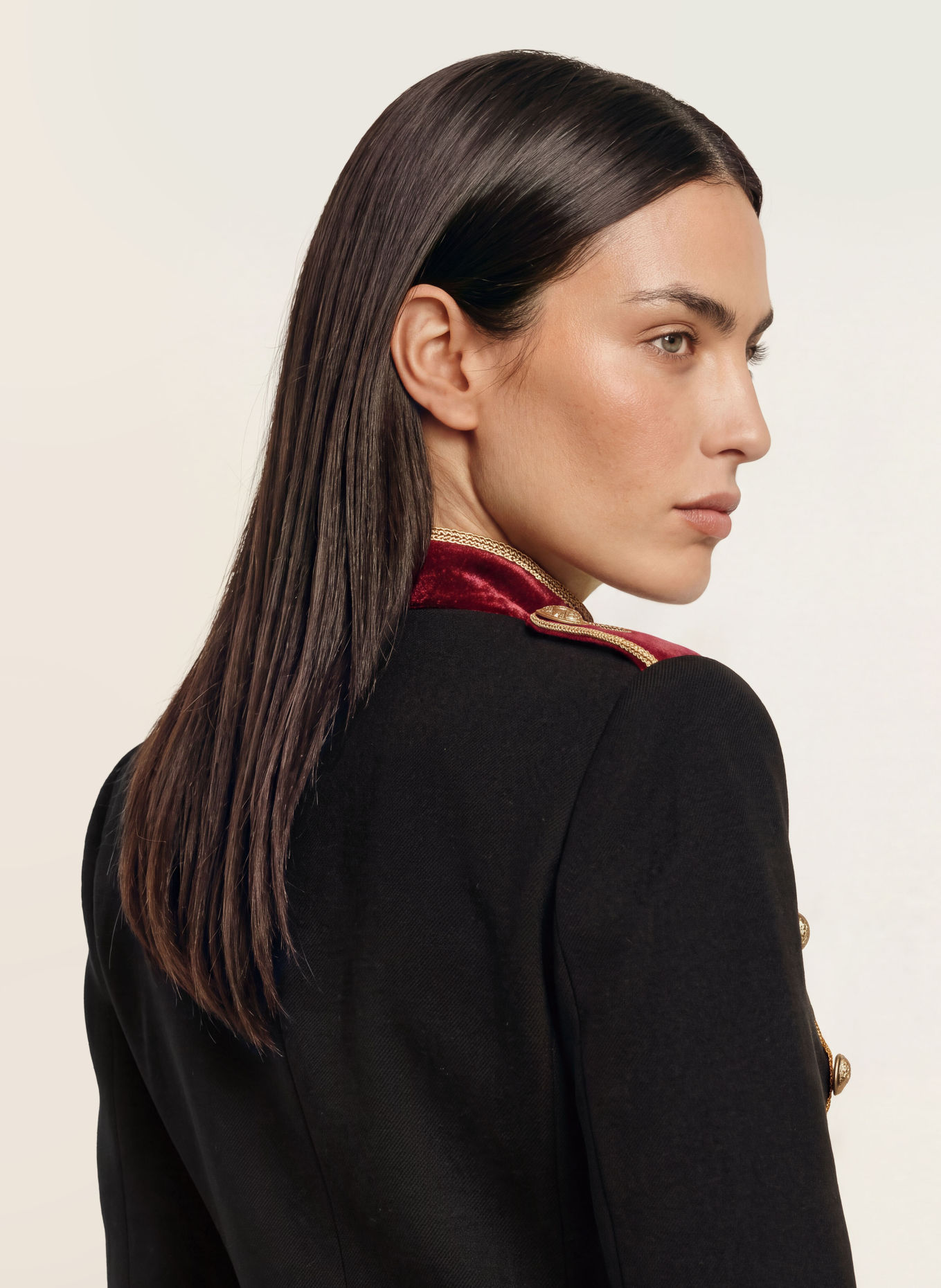 RETROFÊTE DINUBA Blazer: BLACK / GOLD / DARK RED