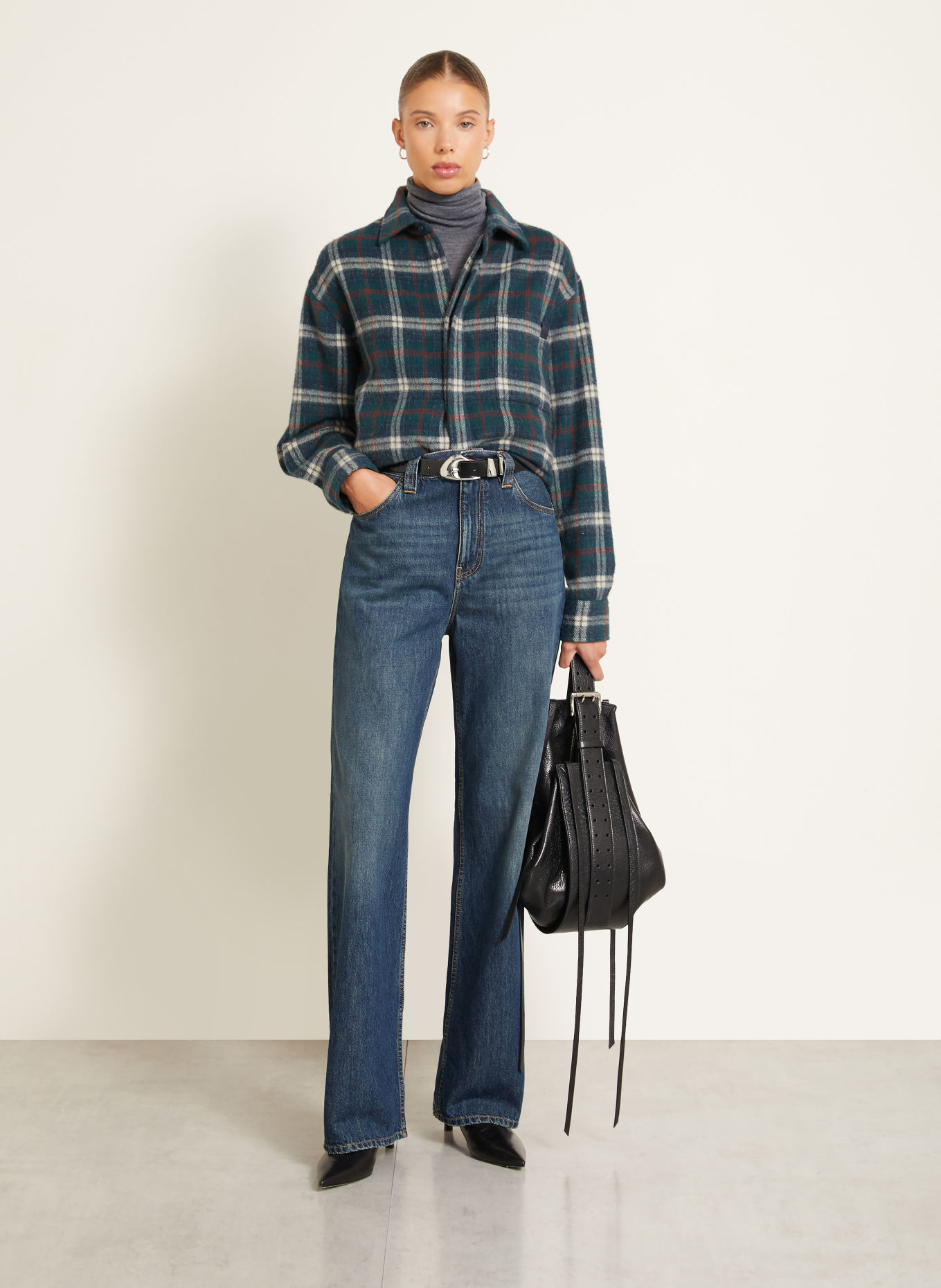 DARKPARK LEXIE Straight jeans: W083 FAIRFAX BLUE