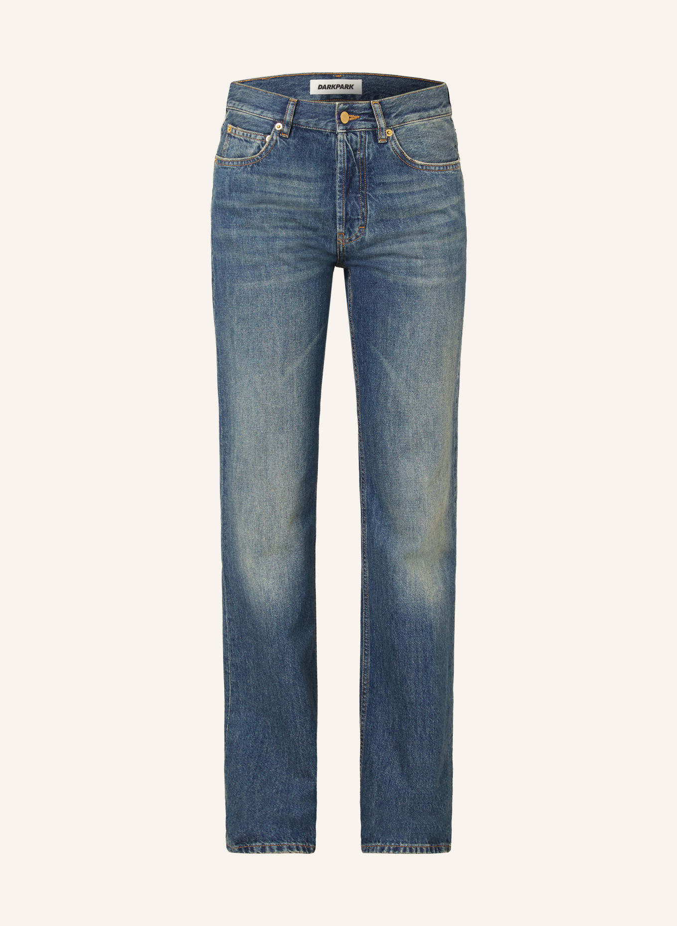DARKPARK Straight jeans NEW MARION: W089 MEDIUM WASH WRINKLE