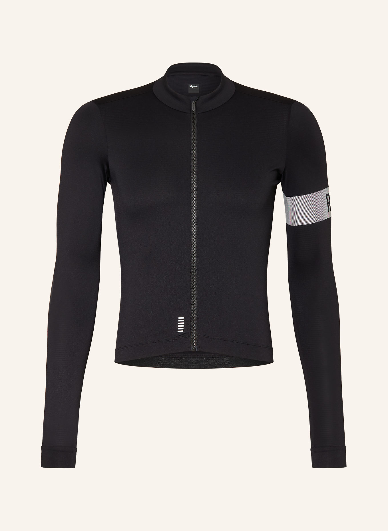 Rapha Koszulka rowerowa PRO TEAM LONG SLEEVE MIDWEIGHT JERSEY II: CZARNY / BIAŁY