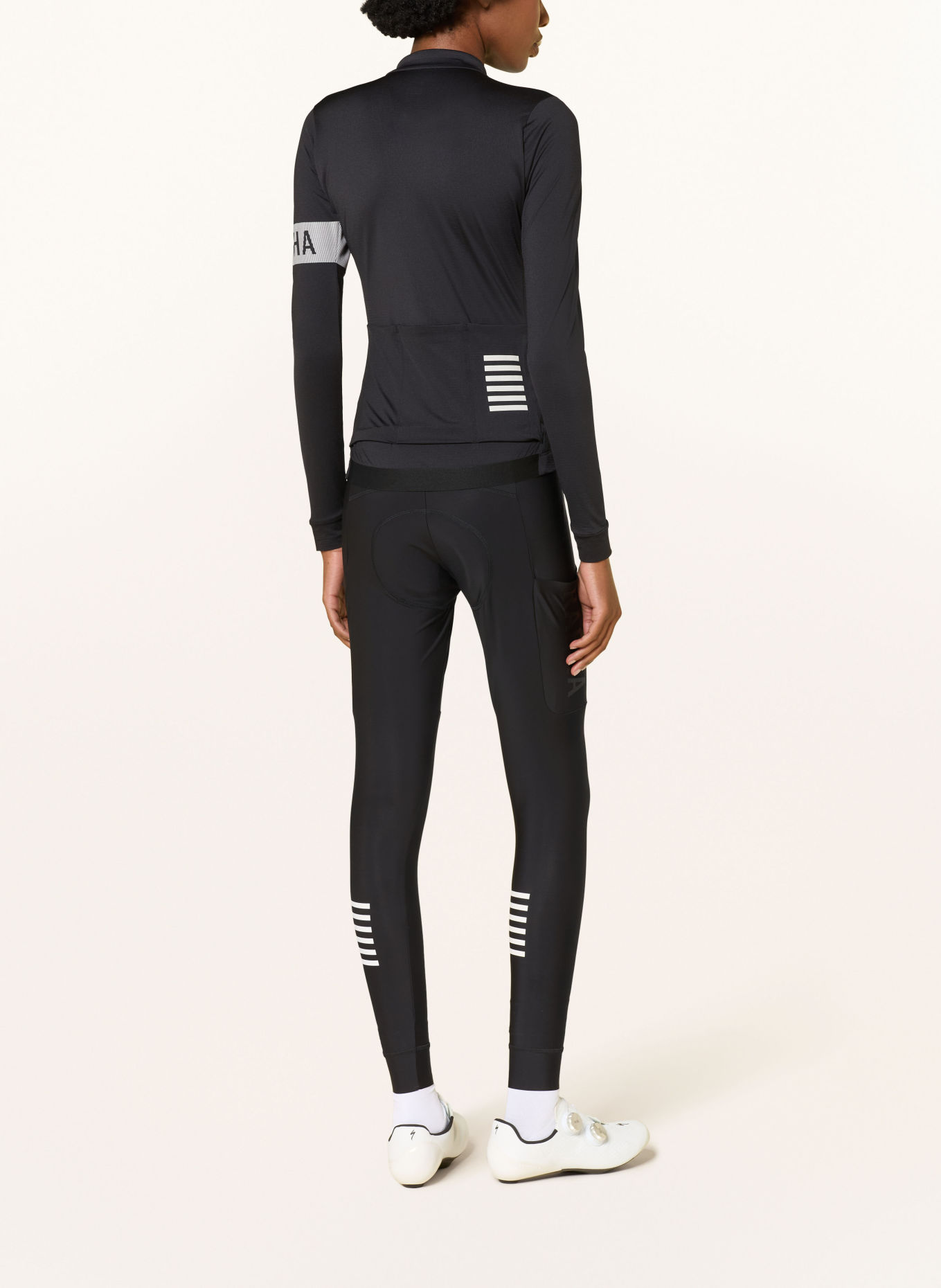 Rapha Tricou de ciclism PRO TEAM: NEGRU / ALB