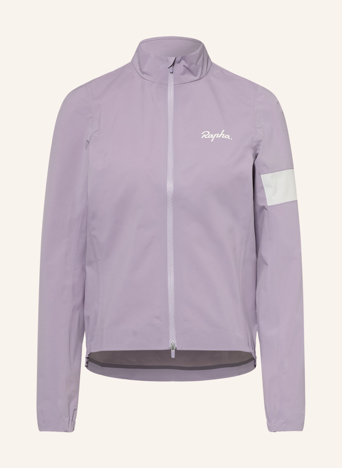 Rapha CORE RAIN III Cycling Jacket: PURPLE / ECRU