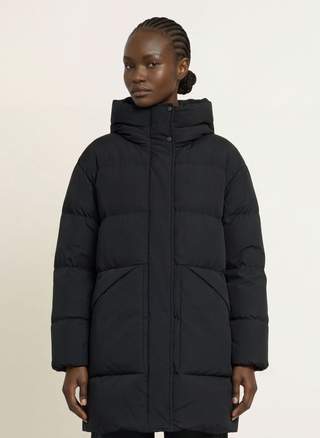 WOOLRICH Donsmantel MADISON: ZWART