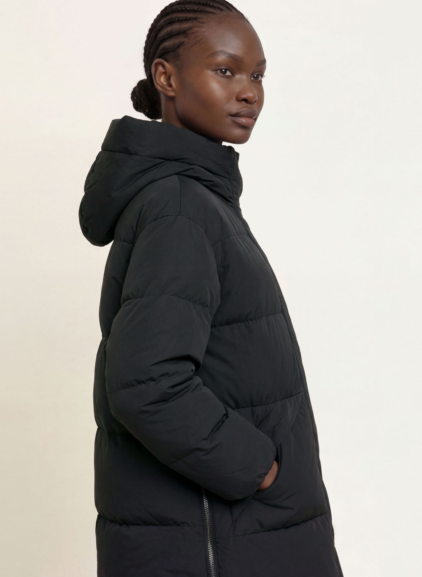 WOOLRICH Donsmantel MADISON: ZWART