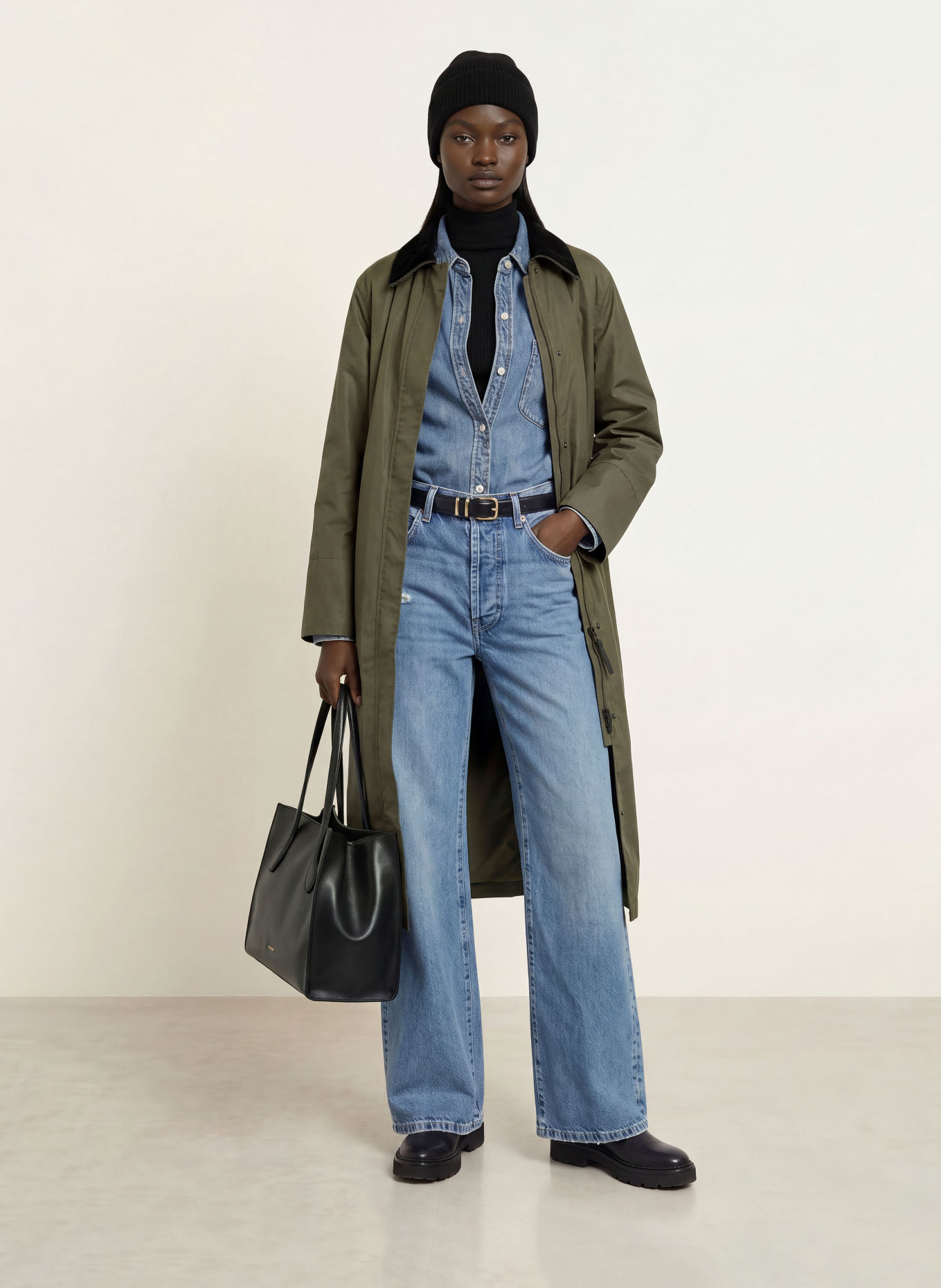 WOOLRICH Trench coat: KHAKI