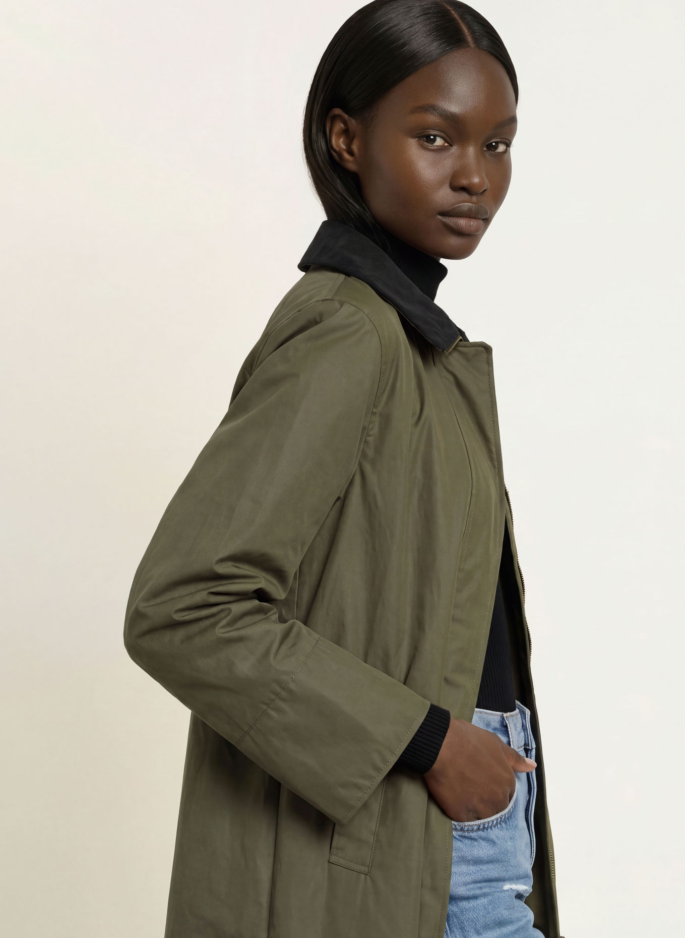 WOOLRICH Trench coat: KHAKI