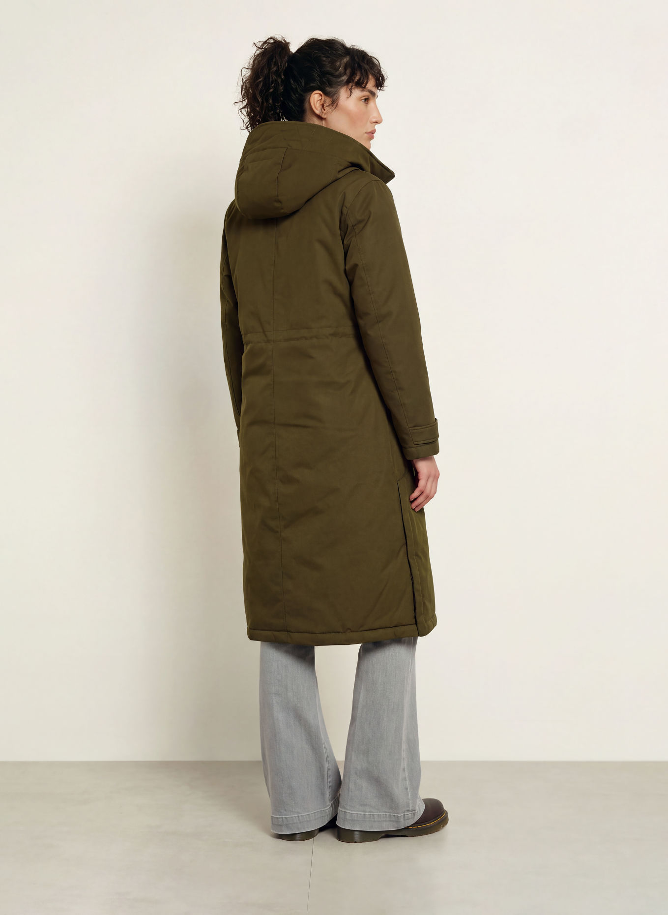 WOOLRICH Down coat: KHAKI