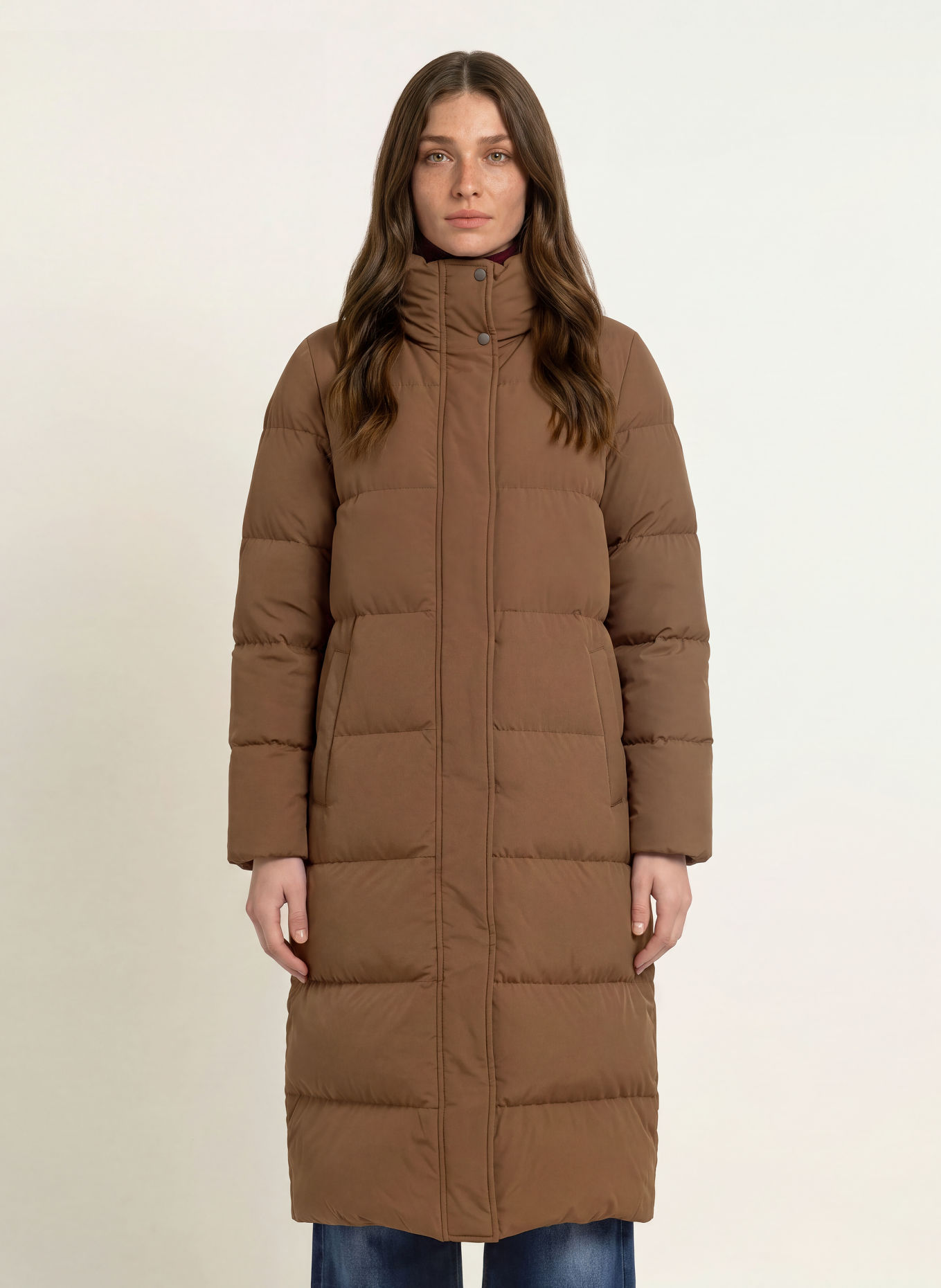 WOOLRICH MADISON Down coat: BROWN
